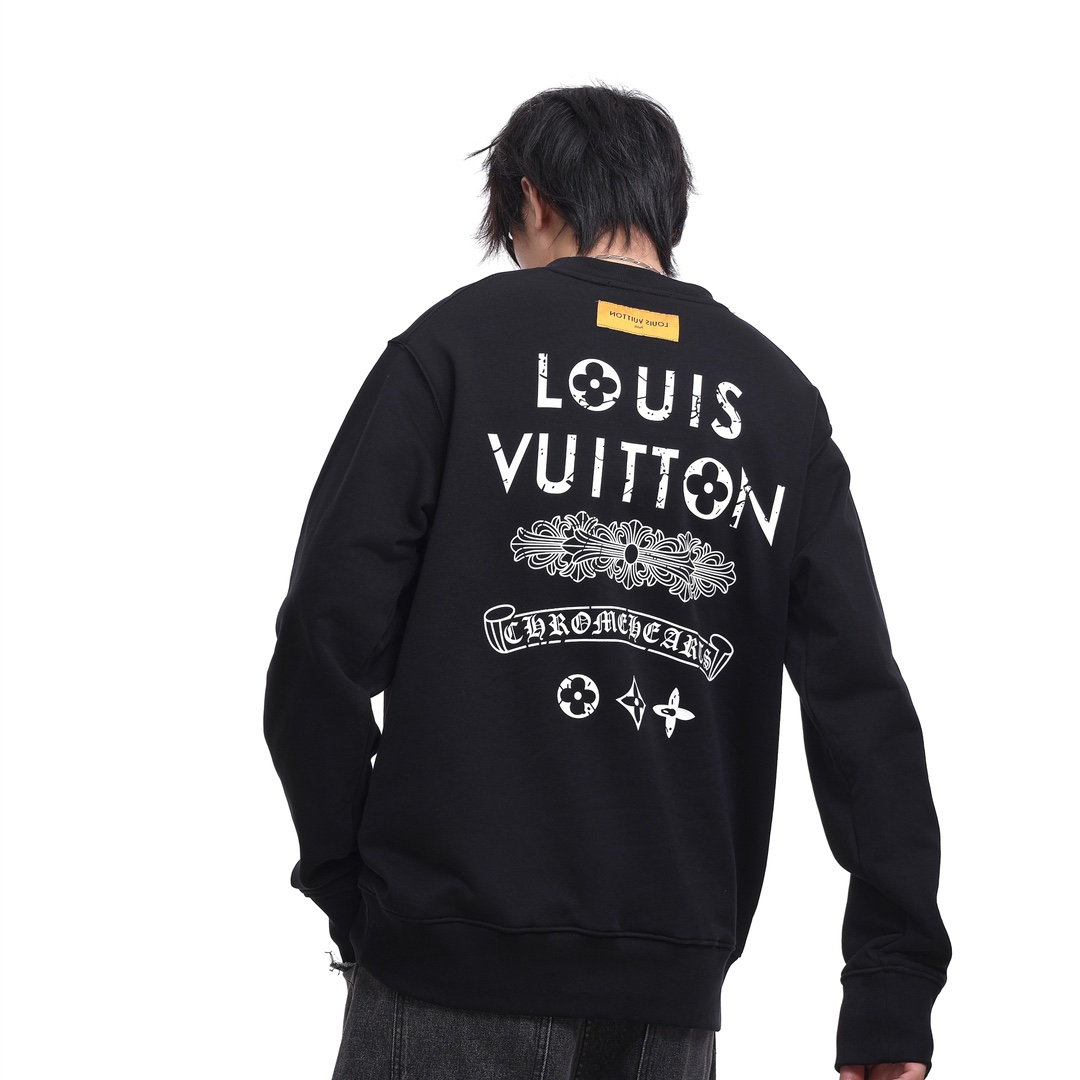 16路易威登Louis Vuitton 克罗星联名印花卫衣