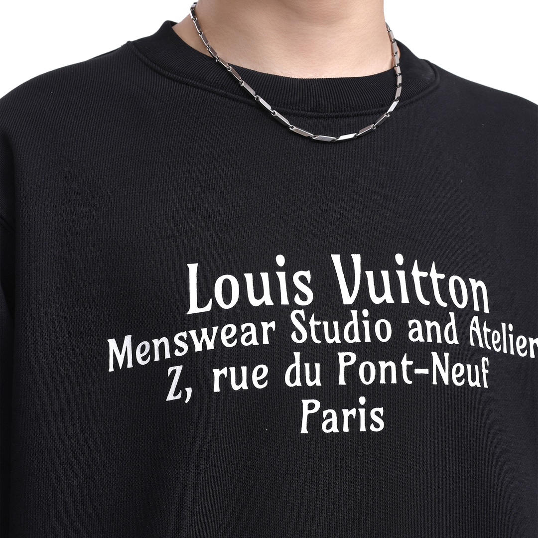 16路易威登Louis Vuitton 经典款联名印花卫衣