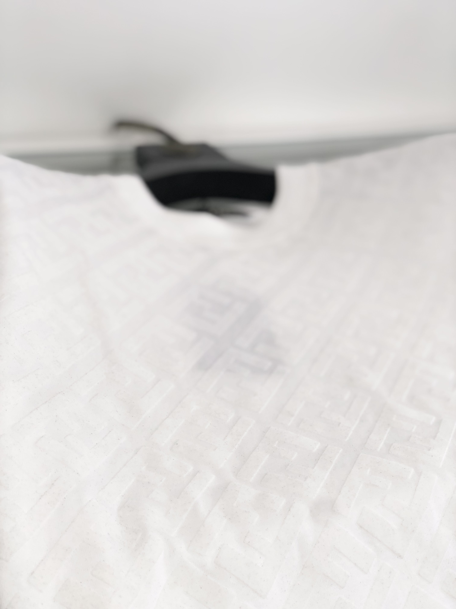 FD2024春夏新款首发专柜最新款短袖圆领T恤高端订制设计前卫时尚！品牌logo重工艺设计高端定制丝光棉