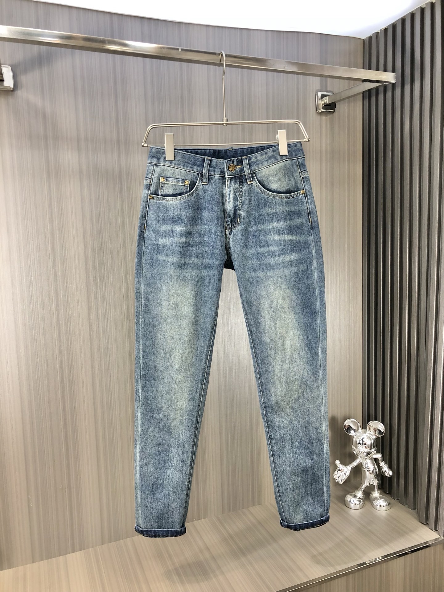 Prada Men's Jeans - Heavy Washed Denim, Soft & Comfortable, Various Sizes 3 i1747218431013 6754 0 0