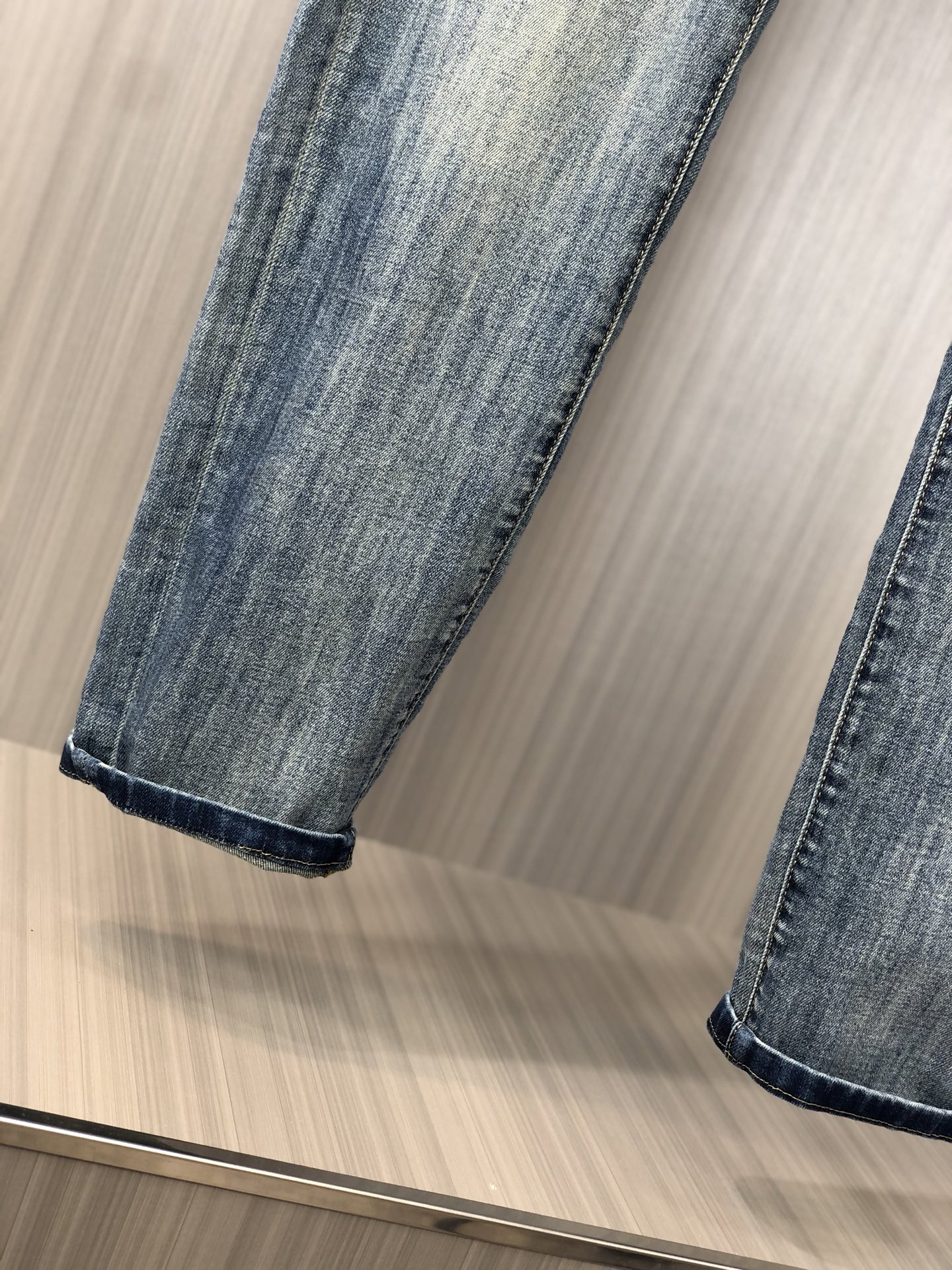 Balmain Men's 2025 Spring/Summer Jeans - Washed Denim, Soft & Comfortable 6 i1747218527944 8486 0 4