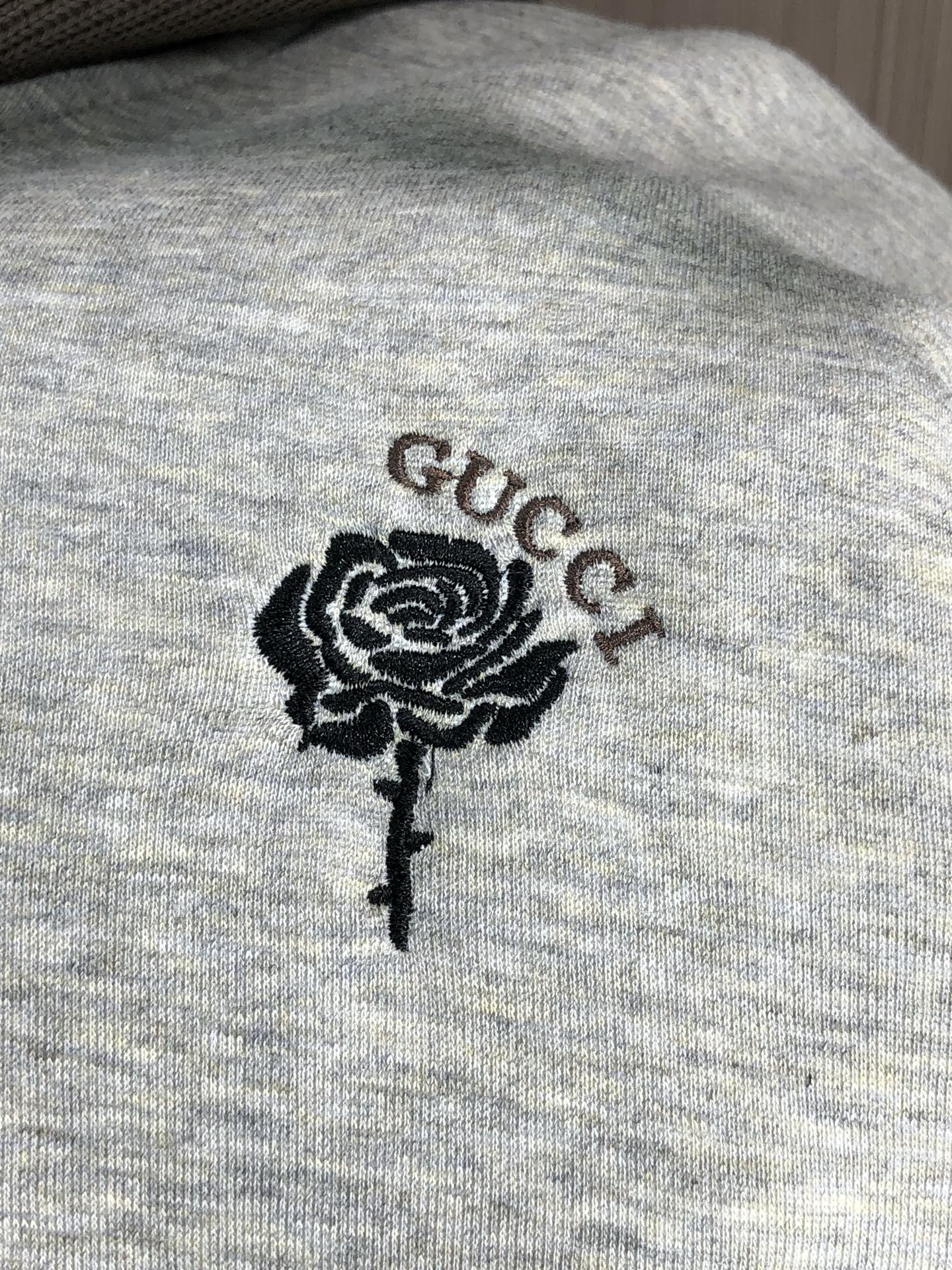 。Gucci。2025秋冬新款字母logo针织棉卫衣T恤 渠道精品！都市系列产物，奢华程度满分的字母lo