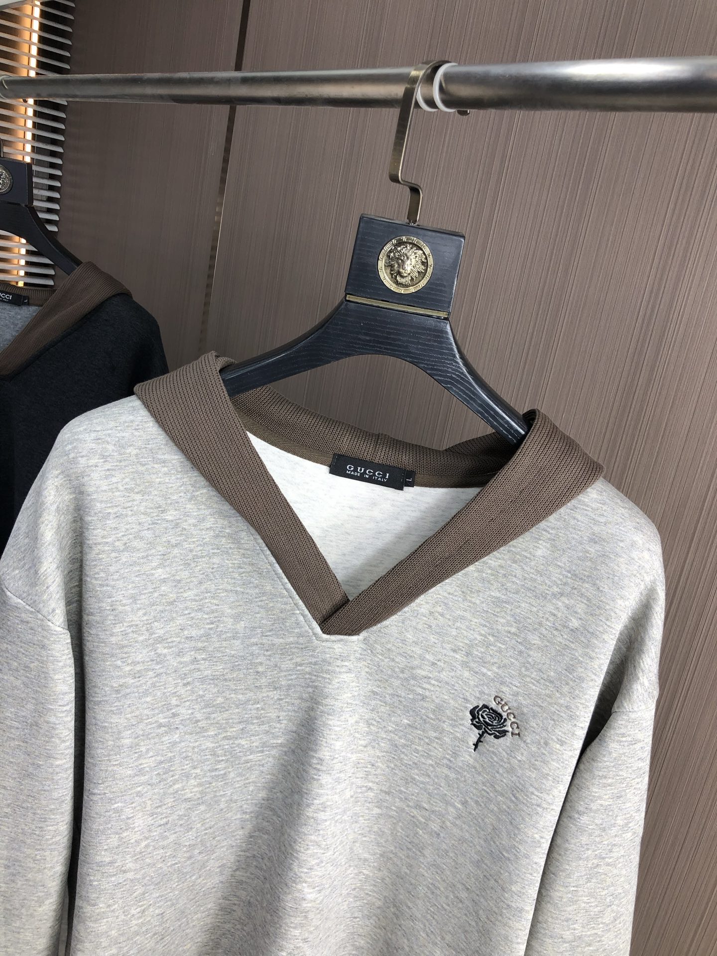 。Gucci。2025秋冬新款字母logo针织棉卫衣T恤 渠道精品！都市系列产物，奢华程度满分的字母lo