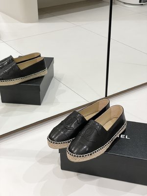 Chanel Shoes Espadrilles from China 2023 Pink Sheepskin