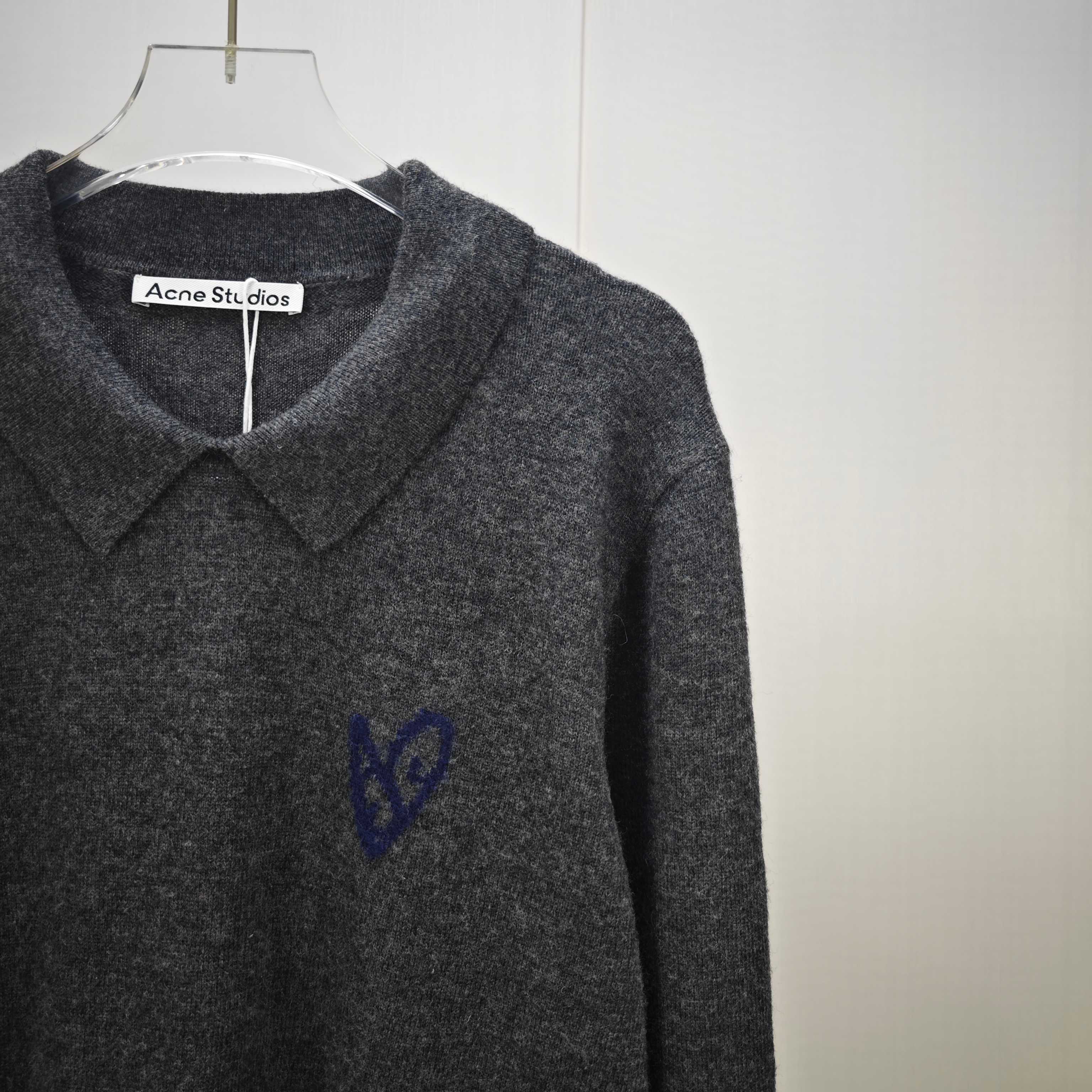 High-End Women’s Clothing: ACNE25 Heart-Weaving Wool Needles for Autumn Customization - 图片 6