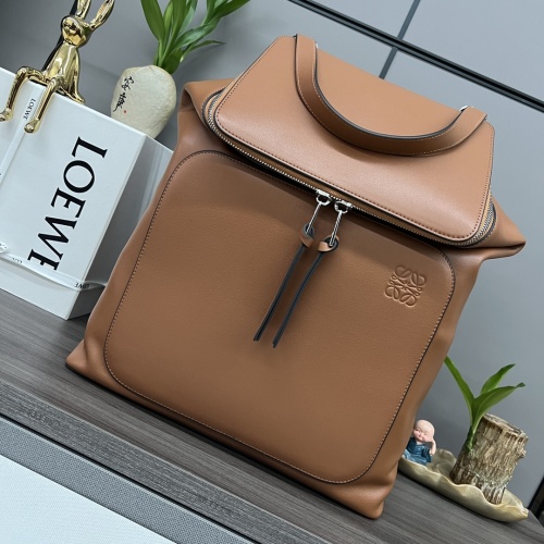 Loewe Goya Backpack in Calfskin Leather, Adjustable Straps, Versatile Style 1 Loewe Goya Backpack in Calfskin Leather, Adjustable Straps, Versatile Style