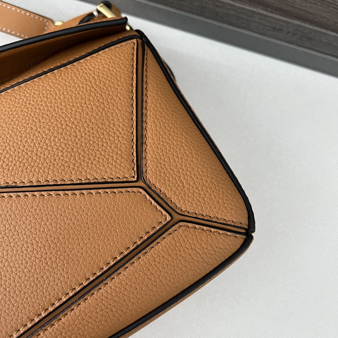 L⊚℮w℮🌟 🔥【杨幂众星同款】Puzzle small（小号24cm）专柜同步🎉采用进口珠地小牛皮运用