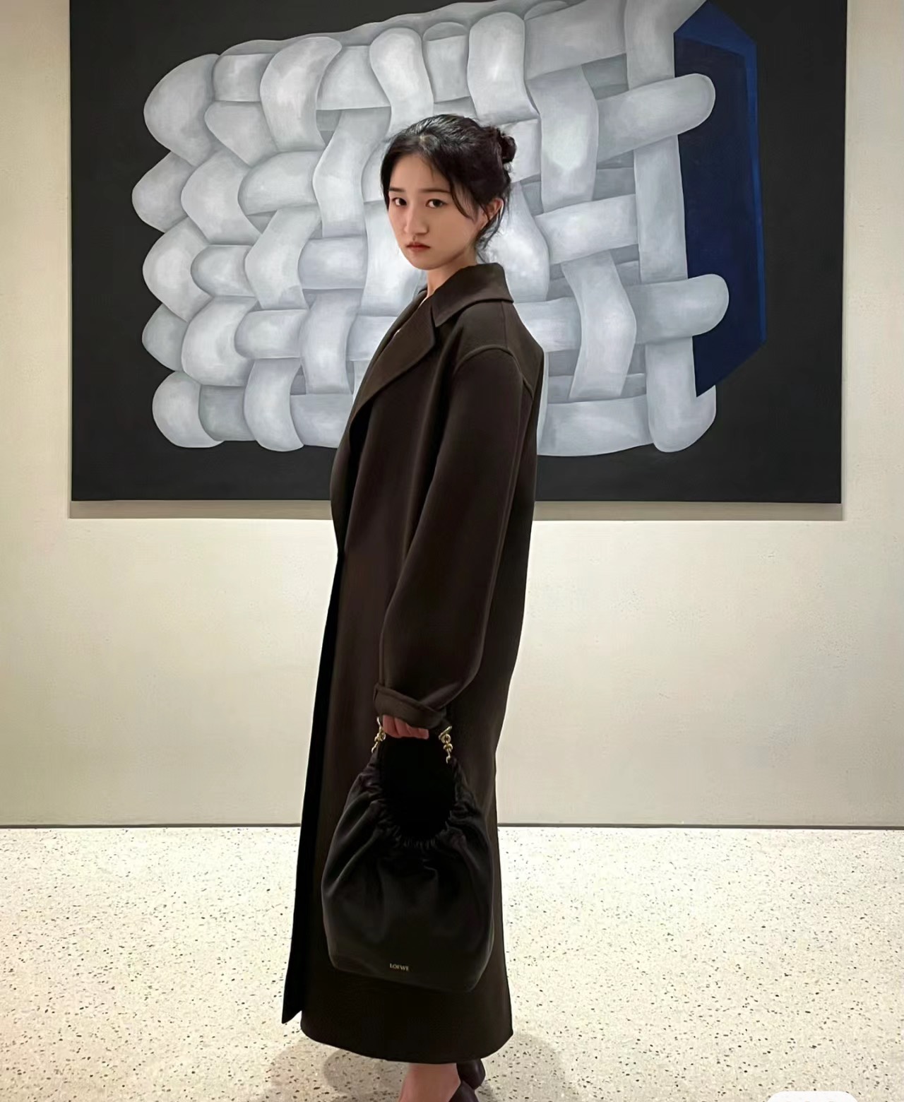 NO:342185,New Squeeze Temperament Elegant Black Sheepskin Texture Light and High-end~ New      Sheepskin Squeeze Handbags, sheepskin19860909新款Squeeze 气质 高雅黑 羊皮的质感 轻盈又高级～,新款    羊皮Squeeze手袋,she,Bag