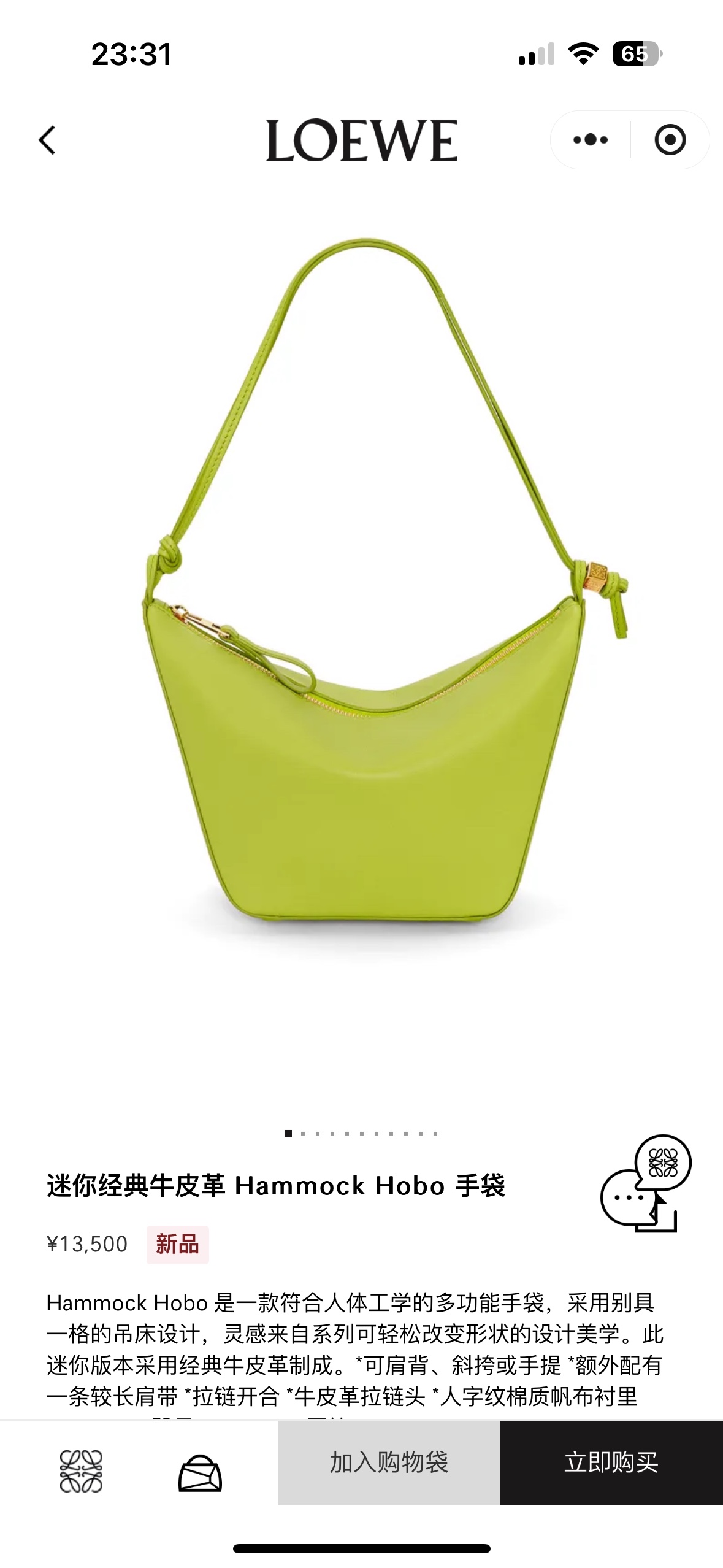 NO:193299,#Official website picture#, new Hammock hobo underarm hammock bag19860909#官网图#,新款Hammock  hobo腋下吊床包,Bag