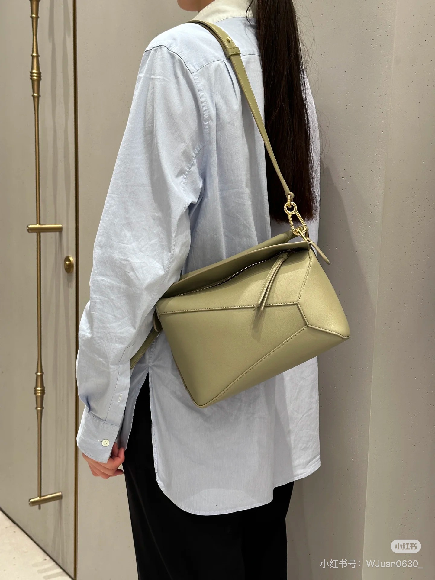 NO:192835,Eucalyptus green uzzle green with a little gray, fresh and elegant, spotless and sophisticated!  , New Puzzle Edge (small), Dolce & Gabbana19860909桉树绿uzzle 绿中带点灰 清新淡雅 出尘不染 好高级！,新款Puzzle Edge（小号）,Dolce&Gabbana,Bag