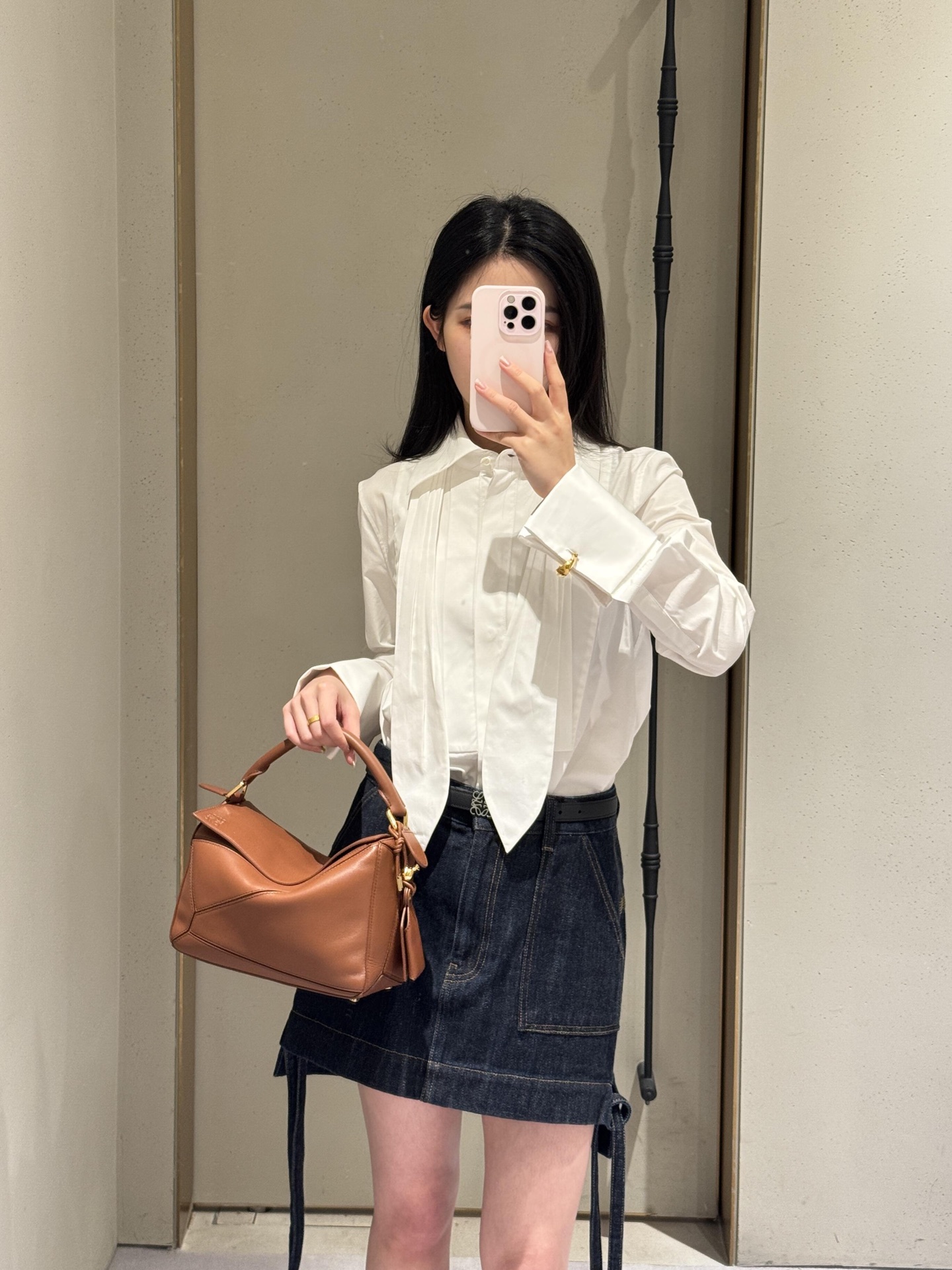 Puzzle Feather Light Nappa Leather Handbag Top Handle Bag 6 i1743440402635 5024 0 5