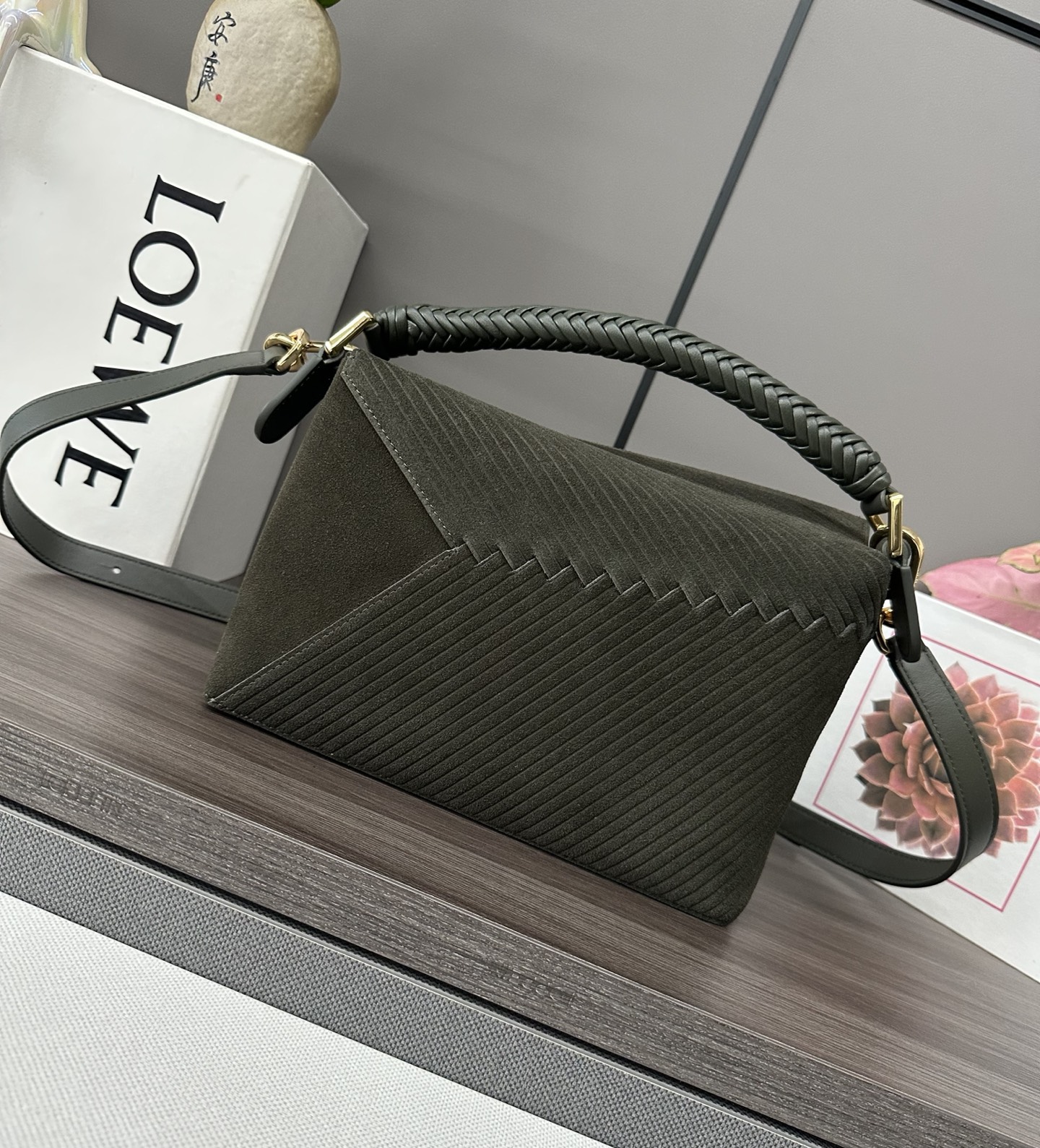 LOEWE Puzzle Edge 手提包包,loewe 3