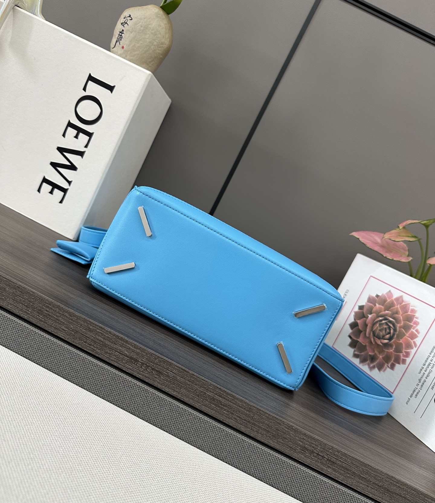 Loewe Puzzle Small Featherlight Nappa Leather Bag - Geometric Design, Sky Blue 5 i1745137742277 2356 0 4