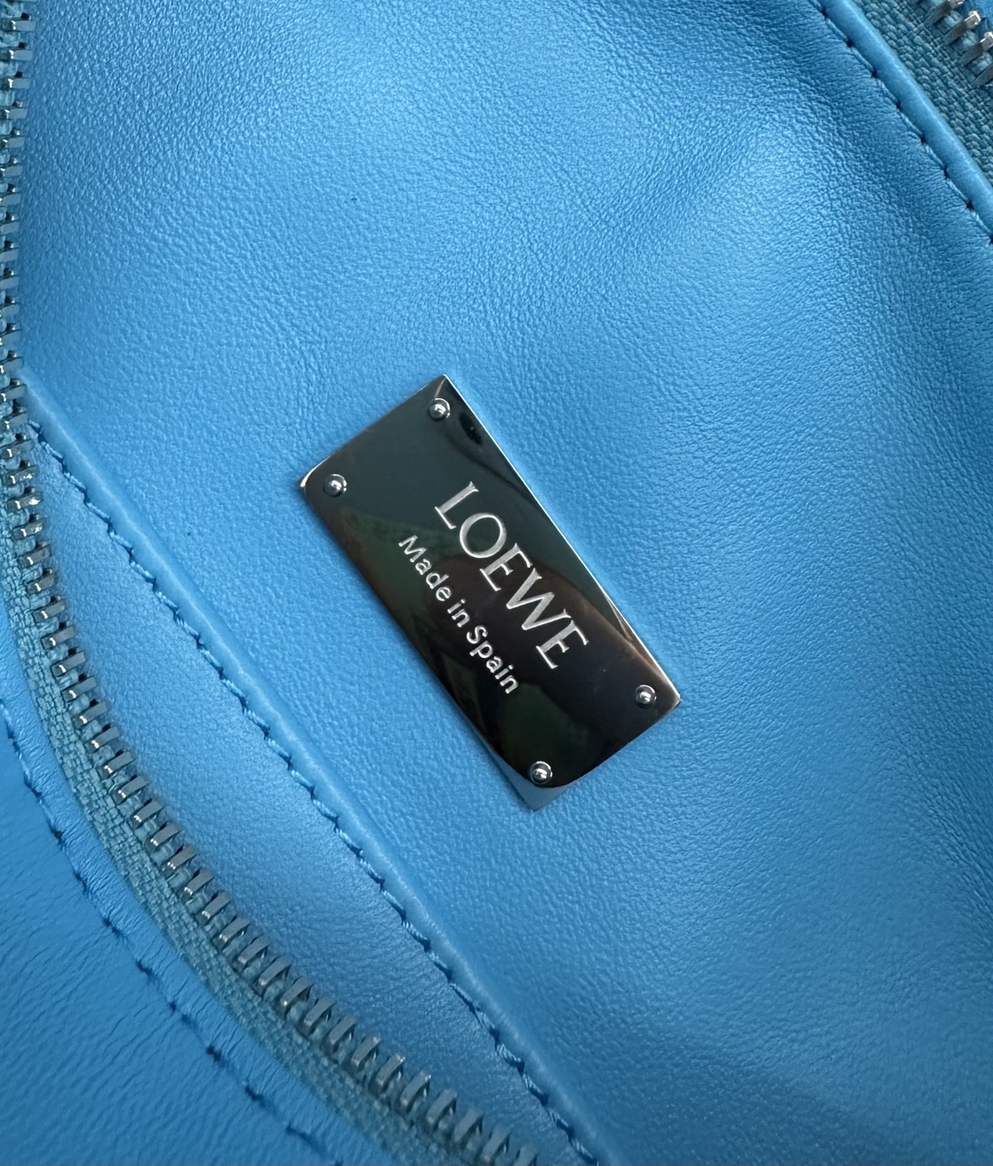 Loewe Puzzle Small Featherlight Nappa Leather Bag - Geometric Design, Sky Blue 10 i1745137742343 1366 0 9
