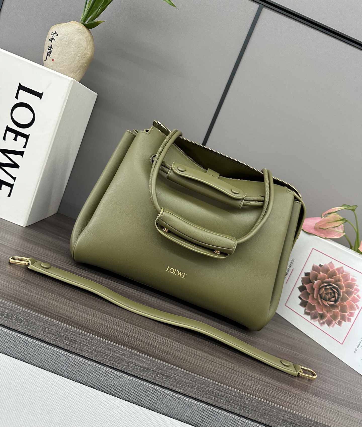 LOEWE Madrid Medium Soft Leather Handbag - Sophisticated Style