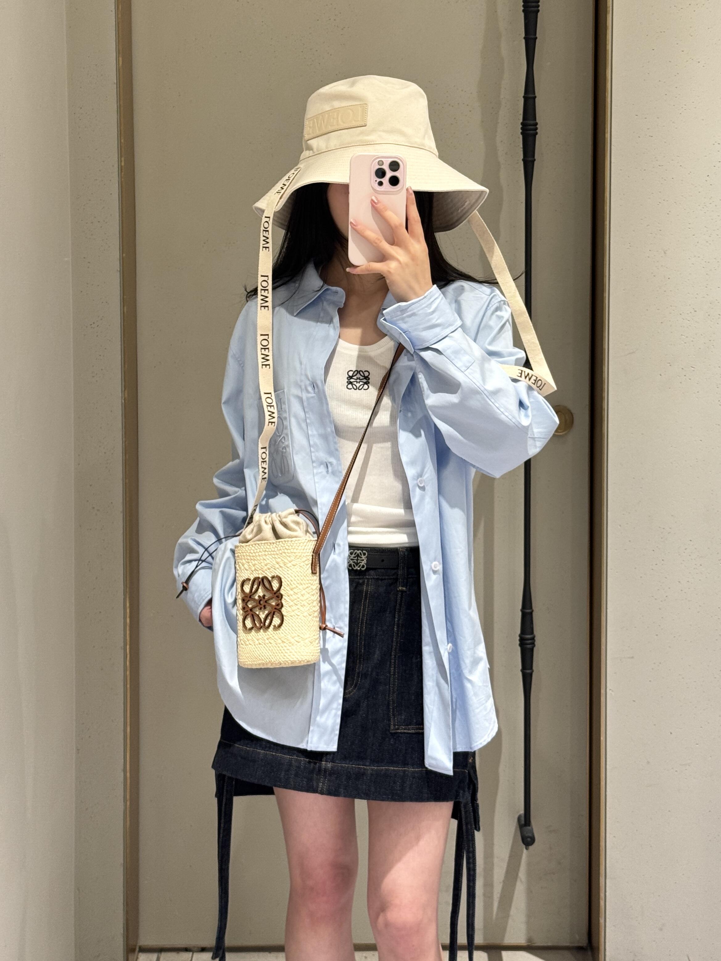 NO:343071,Refreshing and clean outfit, the upper body looks super good!  , Higher version (vegetable basket)19860909清爽干净的穿搭 上身效果超好看！,高版本（菜篮子）,Bag