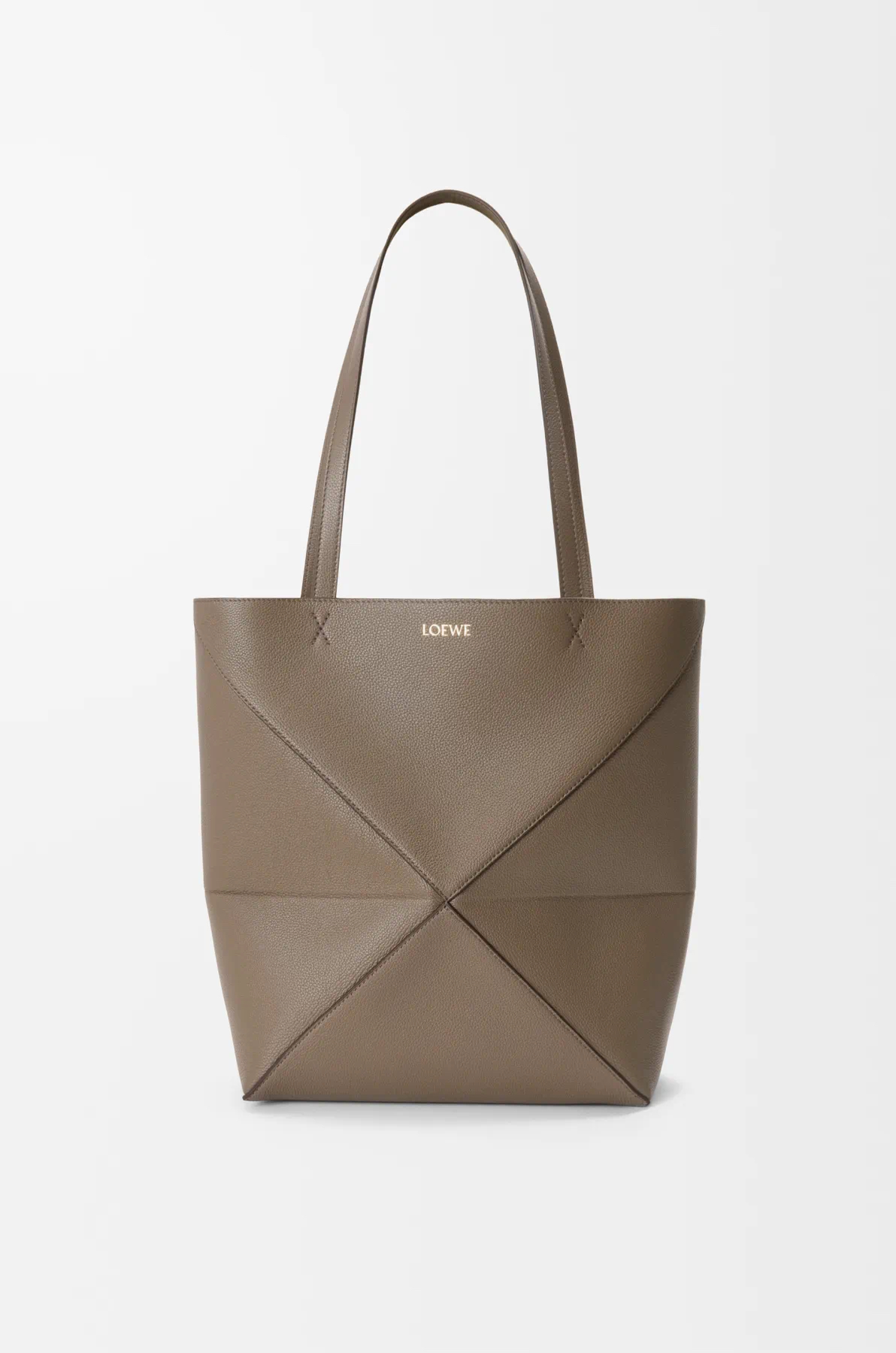 NO:342734,#Official website picture#New color (gray taupe), folding bag Puzzle Fold Tote19860909#官网图#新色（灰褐色）,折叠包Puzzle Fold Tote,Bag