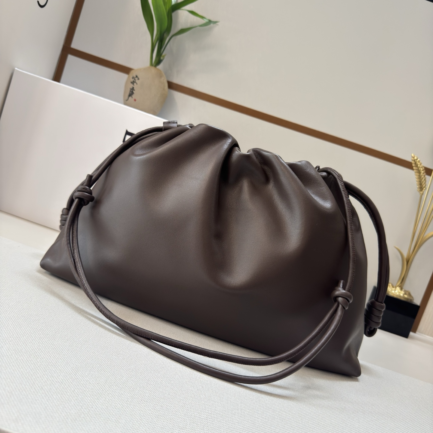 Loewe Style Brown Leather Crossbody Bag Bags Crossbody Bag detail image 3 from source 770710