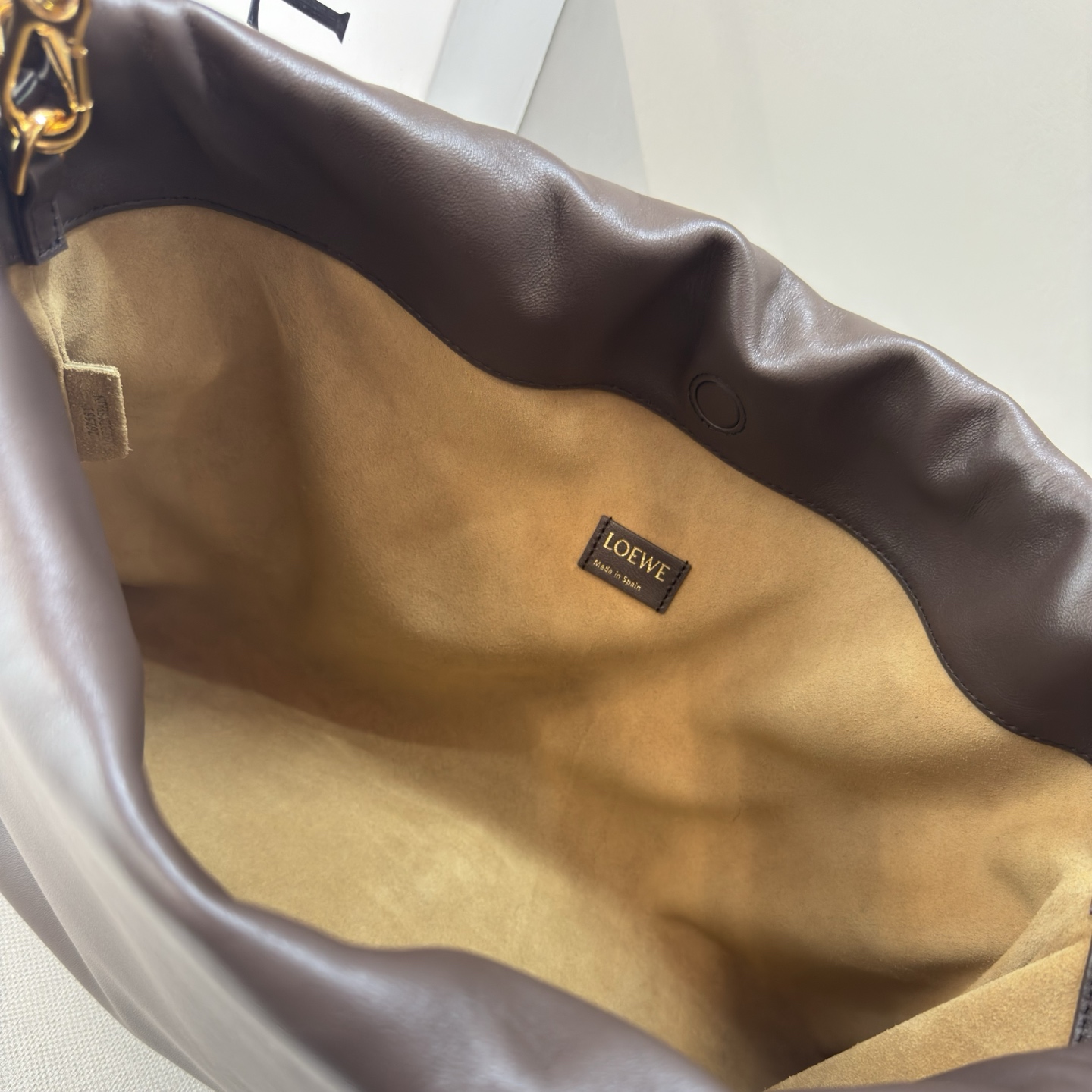Loewe Style Brown Leather Crossbody Bag Bags Crossbody Bag detail image 8 from source 770710