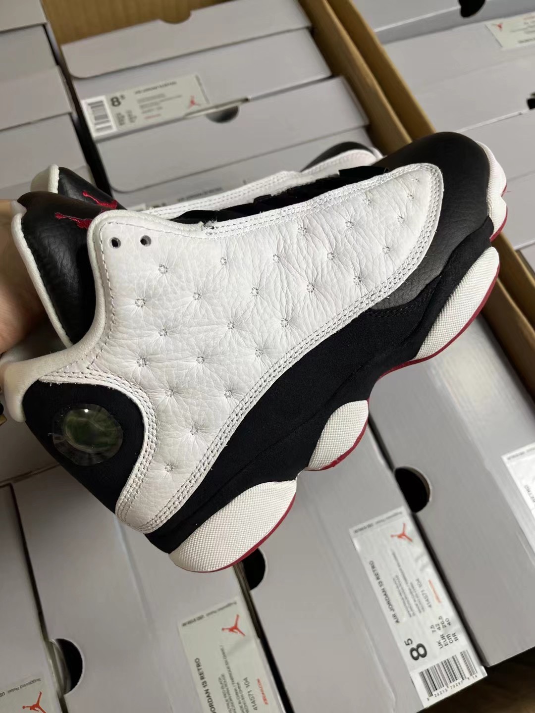 纯原福利之前6XX️AirJordanAJ13Retro黑白熊猫414571-104圈内最强13代目前可