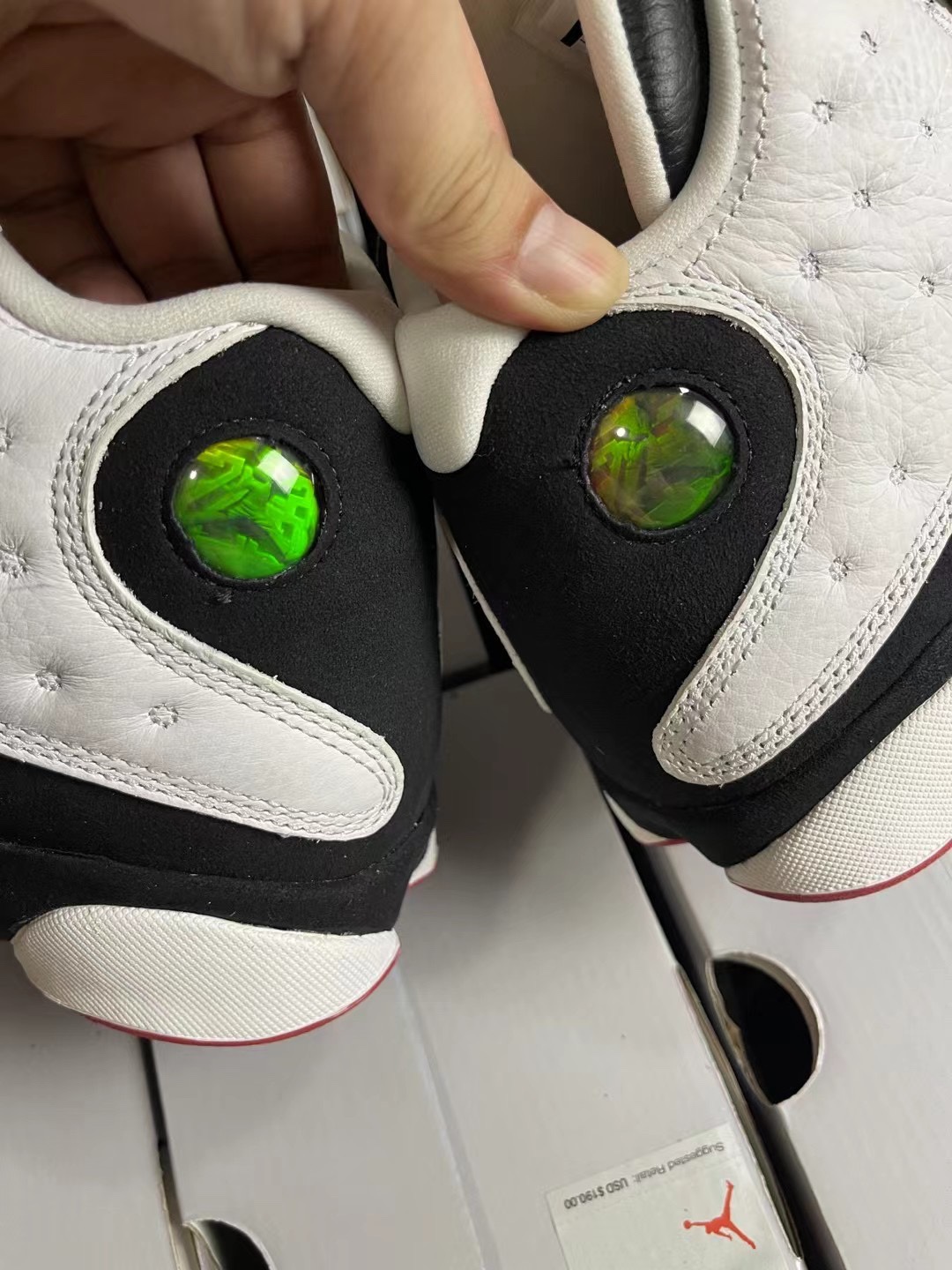 纯原福利之前6XX️AirJordanAJ13Retro黑白熊猫414571-104圈内最强13代目前可