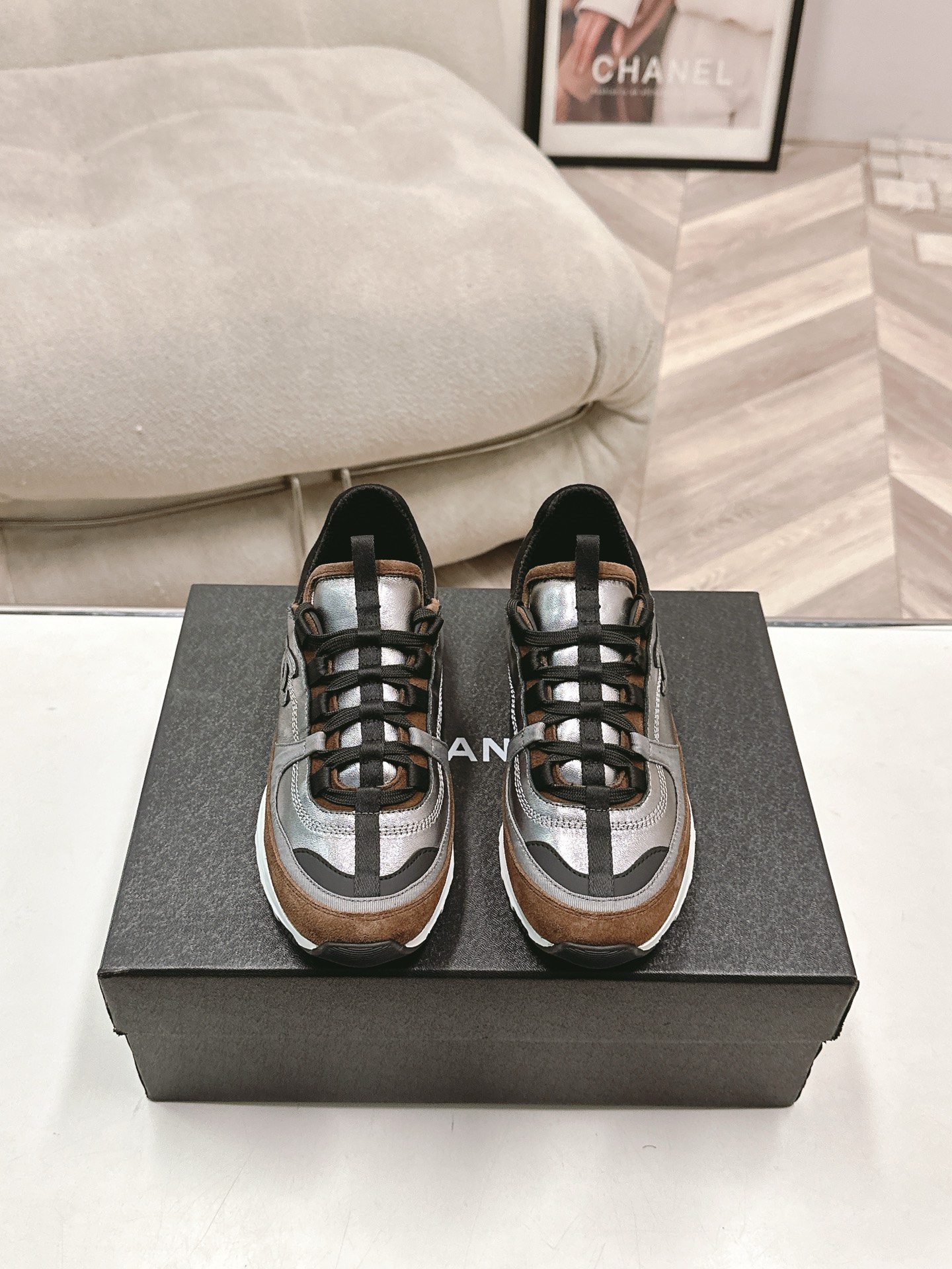 Chanel Xiang Grandma 25SS últimos zapatos blancos zapatos deportivos casuales zapatos de skate compra original desarrol…