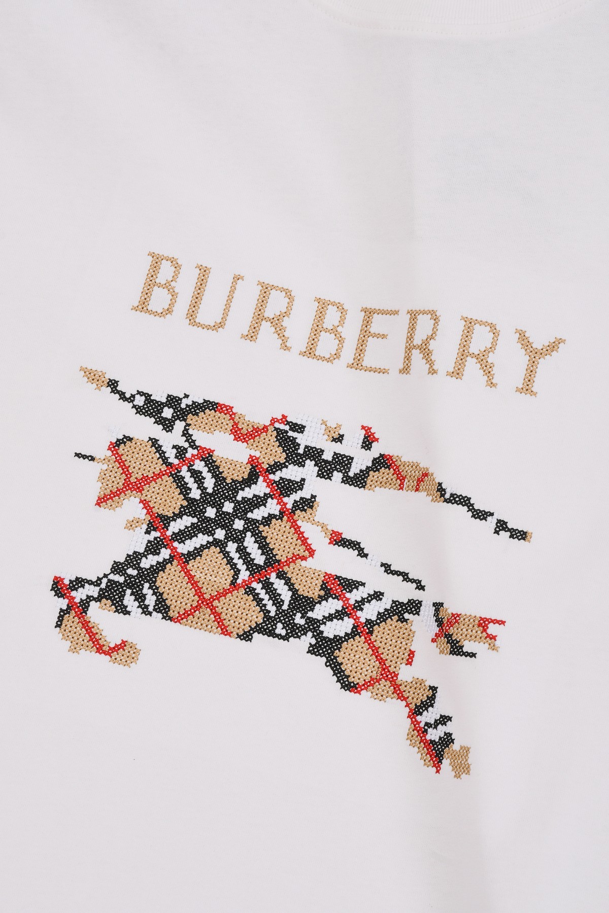 Burberry Crewneck Short Sleeve T-Shirt with Embroidered Horse Logo 4 a1746765705544 8461