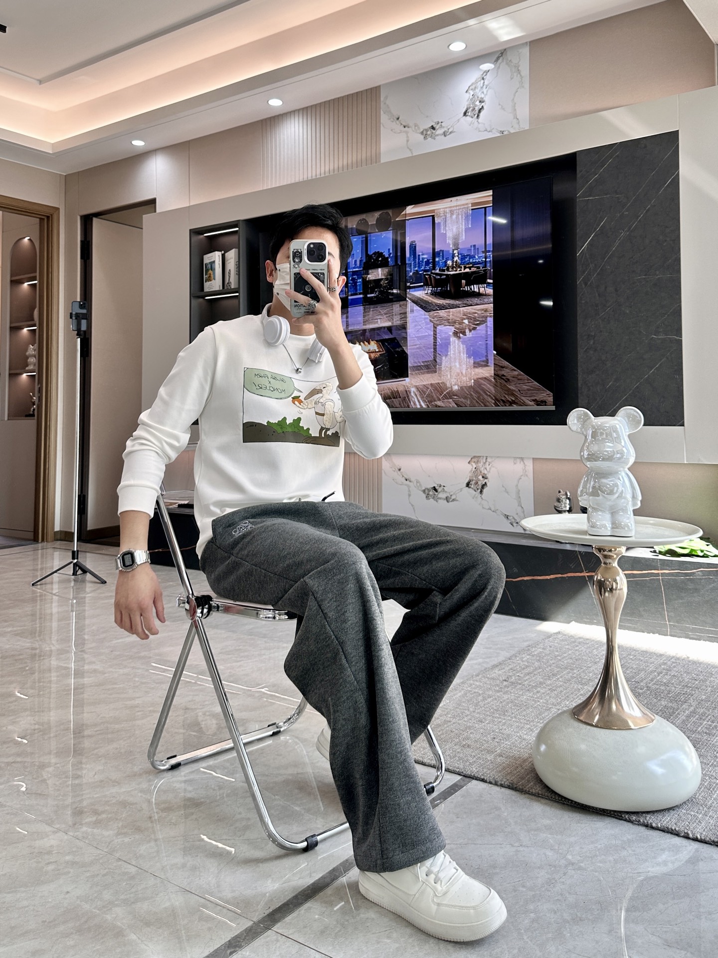 蒙口 2025秋冬新款长袖，定制面料，独特工艺logo，舒适性与透气性兼优，柔软抗皱弹性和垂性极佳，无论