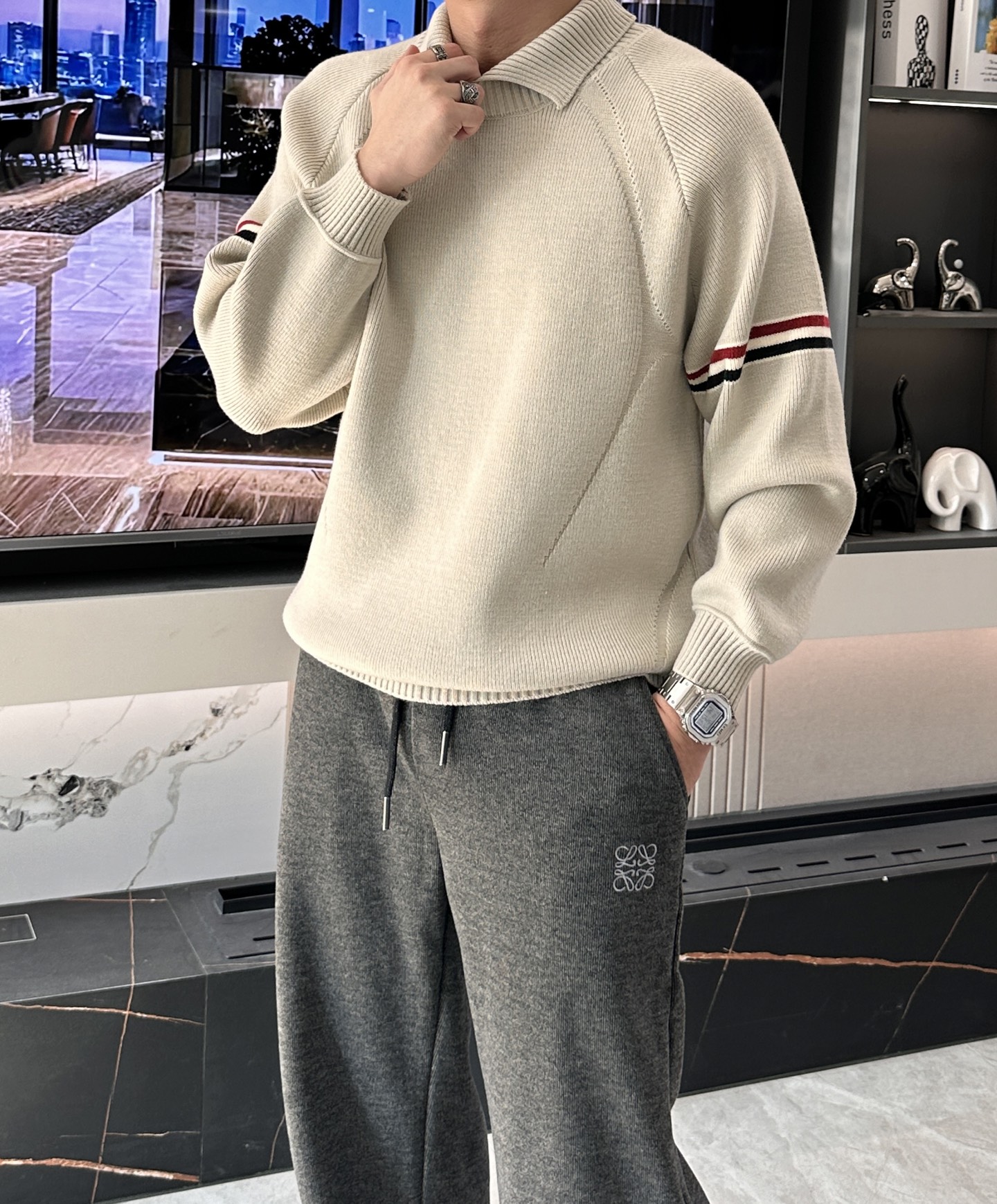 TB 2025秋冬，渠道的精品狠货！！！今年最好看的休闲羊毛衣闭眼入！甄选新西兰进口羊毛混纺面料满足各种