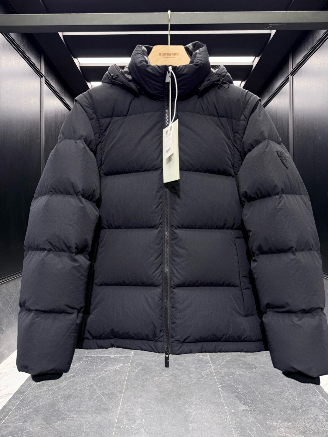 BBR** 2025秋冬顶级柏利可拆袖连帽夹克羽绒服.可脱袖变马甲.可脱帽变立领夹克/立领马甲/一件衣服