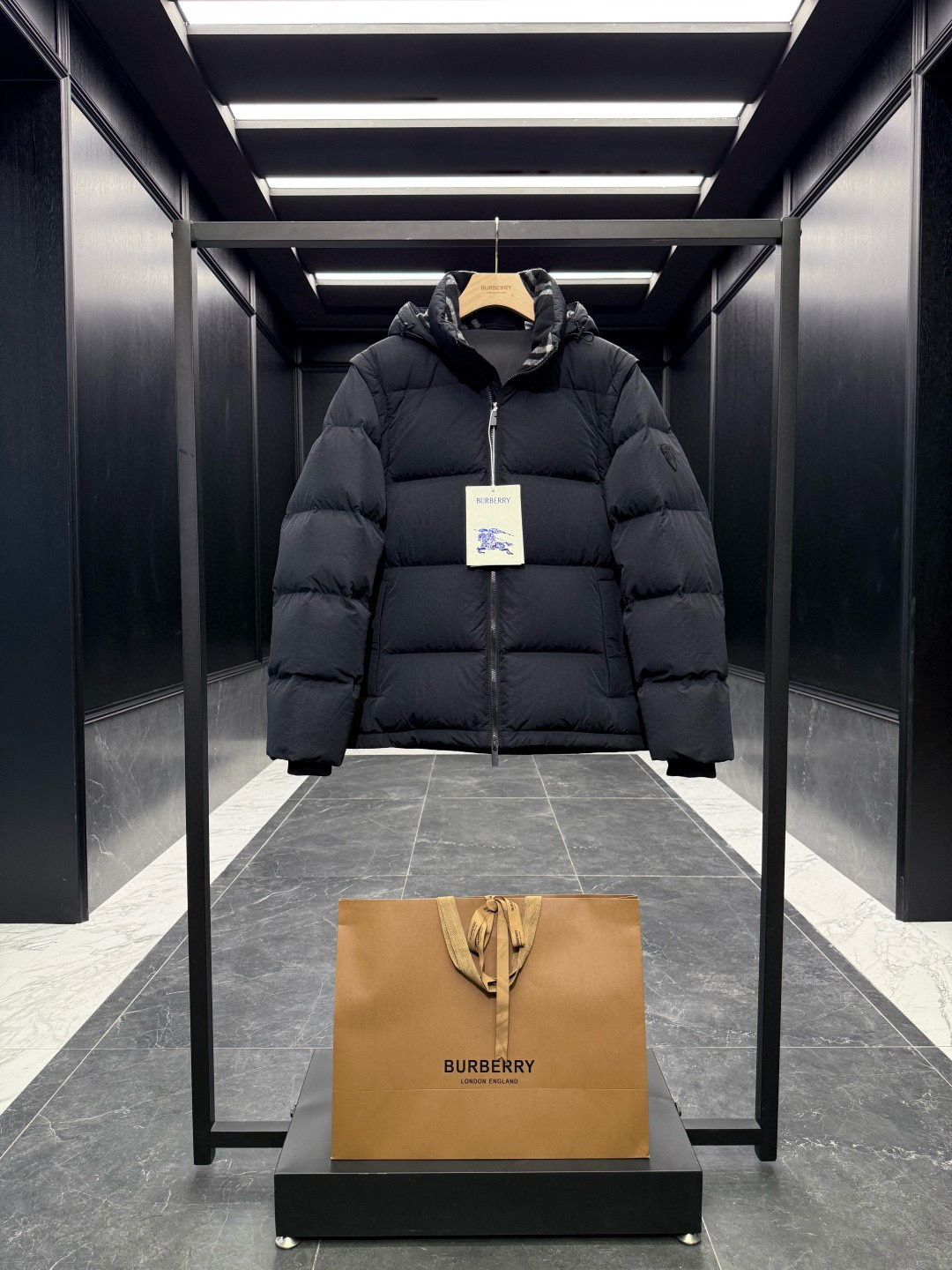 BBR** 2025秋冬顶级柏利可拆袖连帽夹克羽绒服.可脱袖变马甲.可脱帽变立领夹克/立领马甲/一件衣服