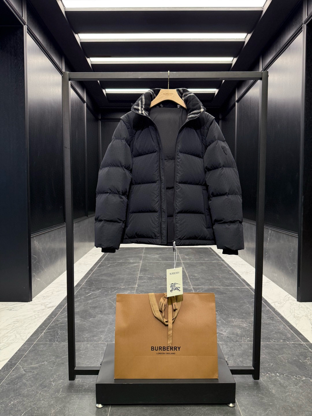 BBR** 2025秋冬顶级柏利可拆袖连帽夹克羽绒服.可脱袖变马甲.可脱帽变立领夹克/立领马甲/一件衣服