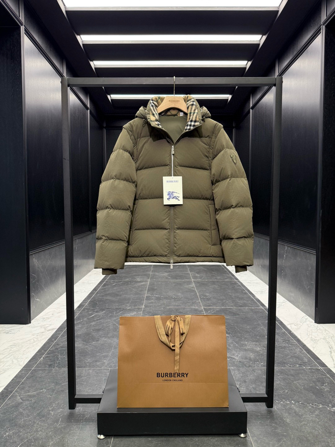 BBR** 2025秋冬顶级柏利可拆袖连帽夹克羽绒服.可脱袖变马甲.可脱帽变立领夹克/立领马甲/一件衣服