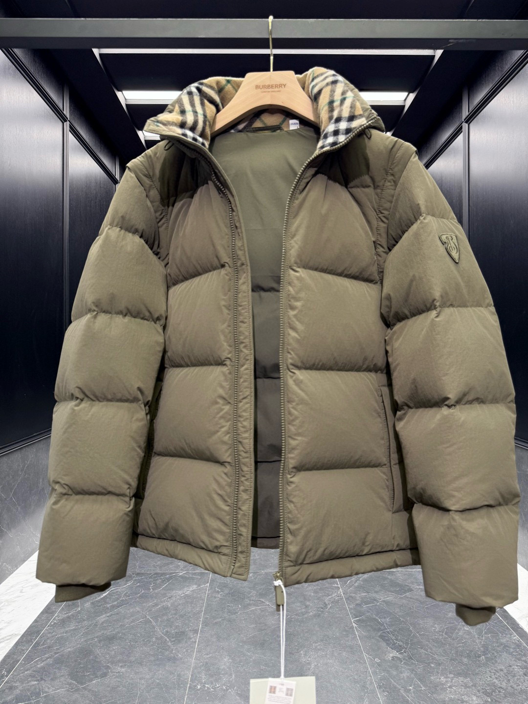 BBR** 2025秋冬顶级柏利可拆袖连帽夹克羽绒服.可脱袖变马甲.可脱帽变立领夹克/立领马甲/一件衣服