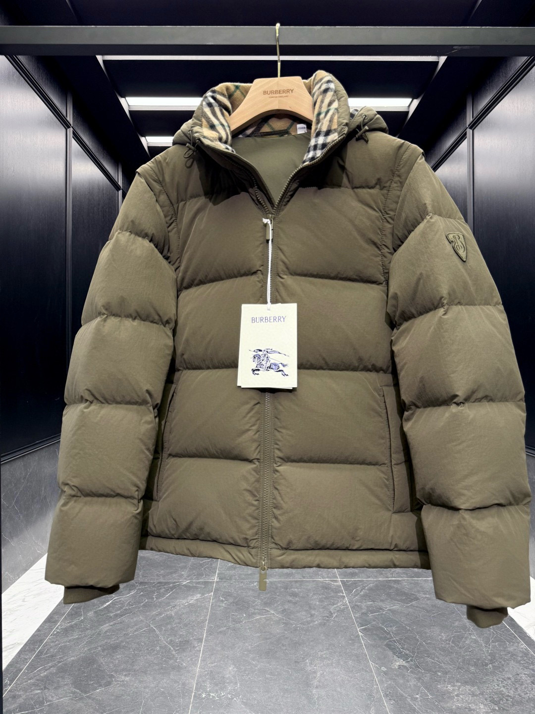 BBR** 2025秋冬顶级柏利可拆袖连帽夹克羽绒服.可脱袖变马甲.可脱帽变立领夹克/立领马甲/一件衣服