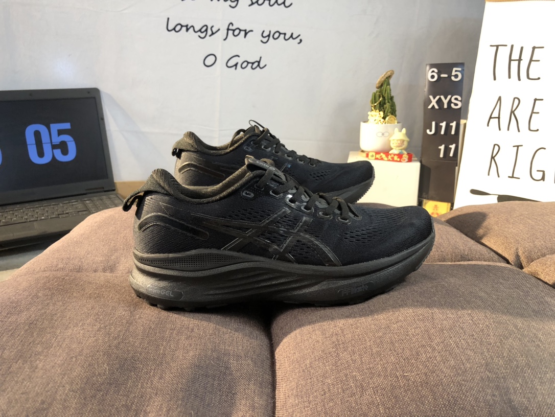 ️真标半码 ASICS亚瑟士Trabuco Max 32代越野跑鞋情侣耐磨回弹透气运动鞋 带半码.65XYSJ1111