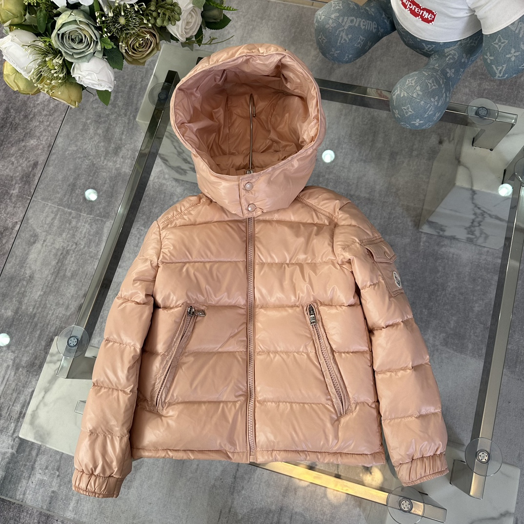 Moncler Odzież Płaszcze & kurtki Kurtka puchowa Odzież dziecięca Czarny Różowy Biały Dzieci Dziewczyna Unisex Kolekcja jesienna/zima