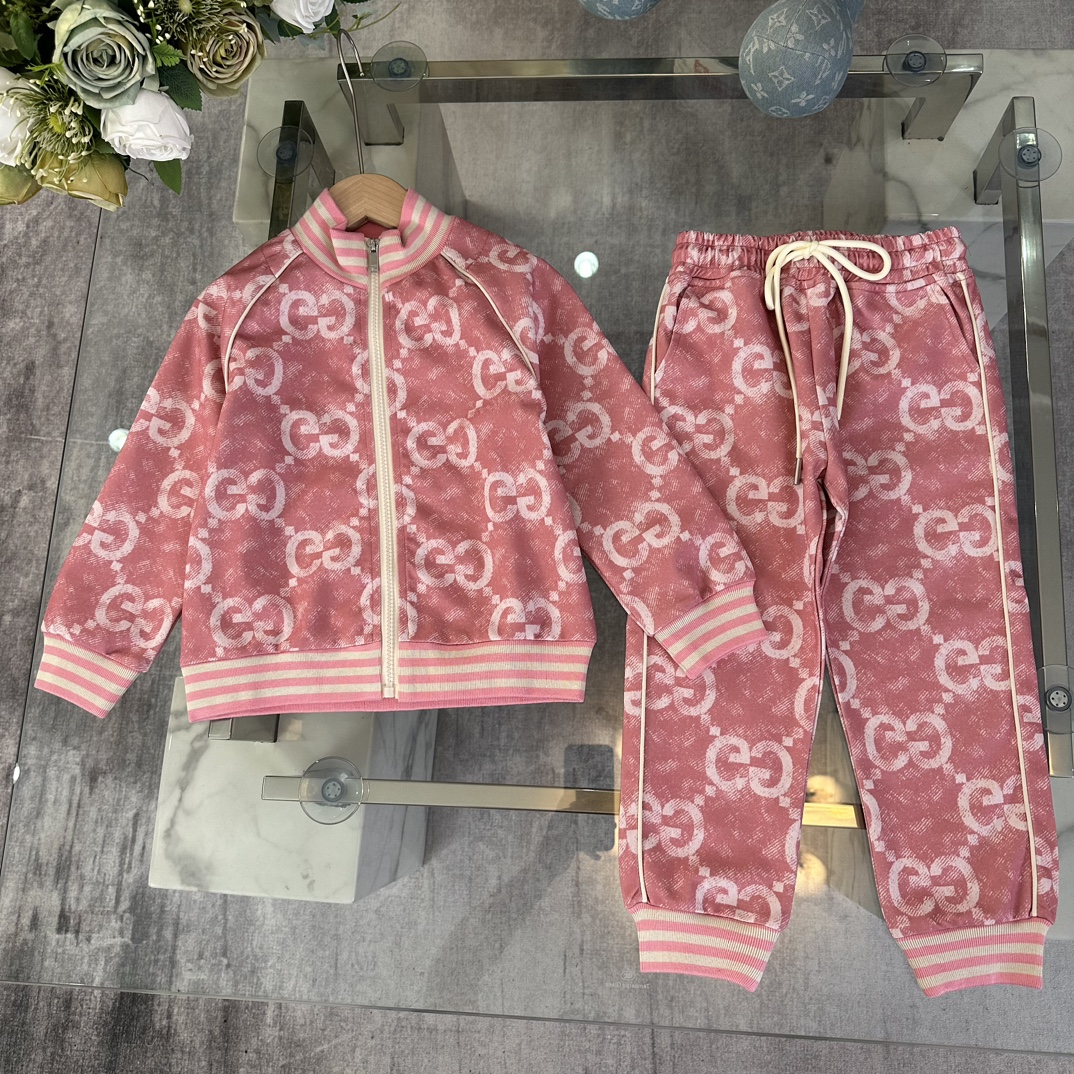 Gucci Odzież Odzież dziecięca Drukowanie Dzieci Dziewczyna Unisex Bawełna