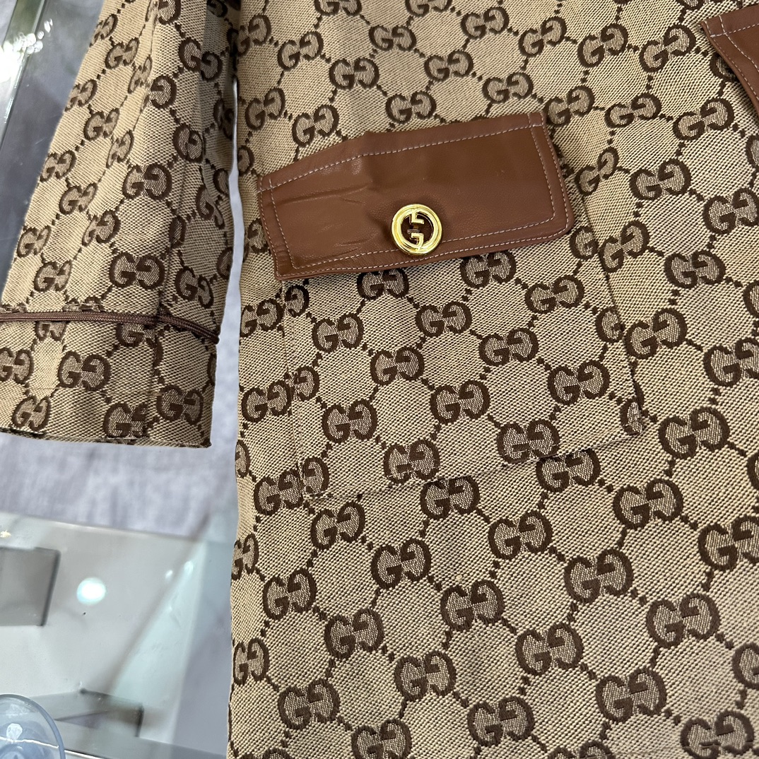 古驰 Gucci 高定典藏名品高定成衣时装外套连衣裙衬衫T恤 #3826D435 4