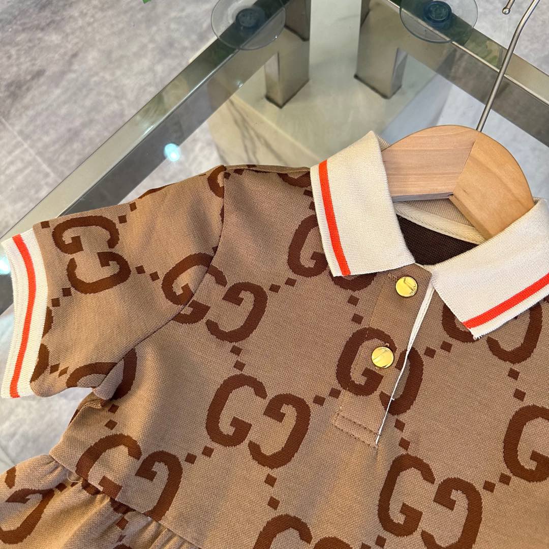 Gucci Kids Polo Dress - Breathable Cotton, Perfect for Spring & Summer 4 i1736562993211 2595 0 2