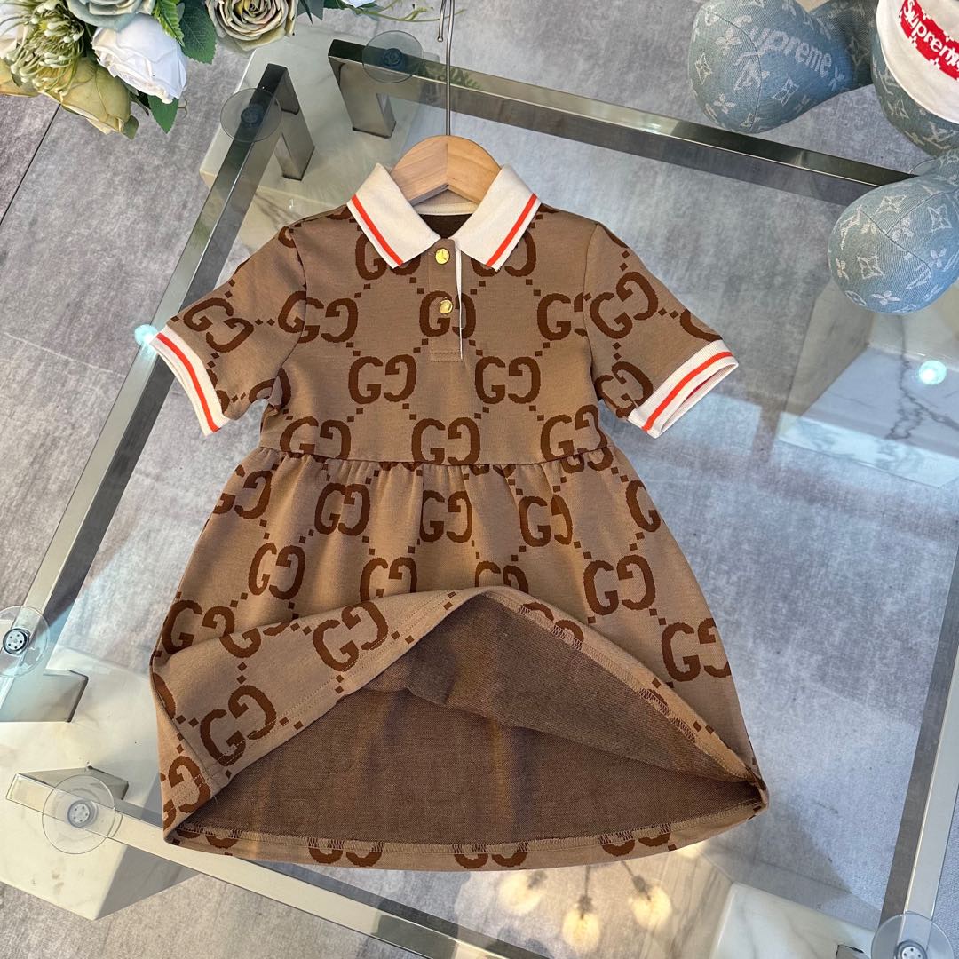 Gucci Kids Polo Dress - Breathable Cotton, Perfect for Spring & Summer 6 i1736562995823 5110 0 4