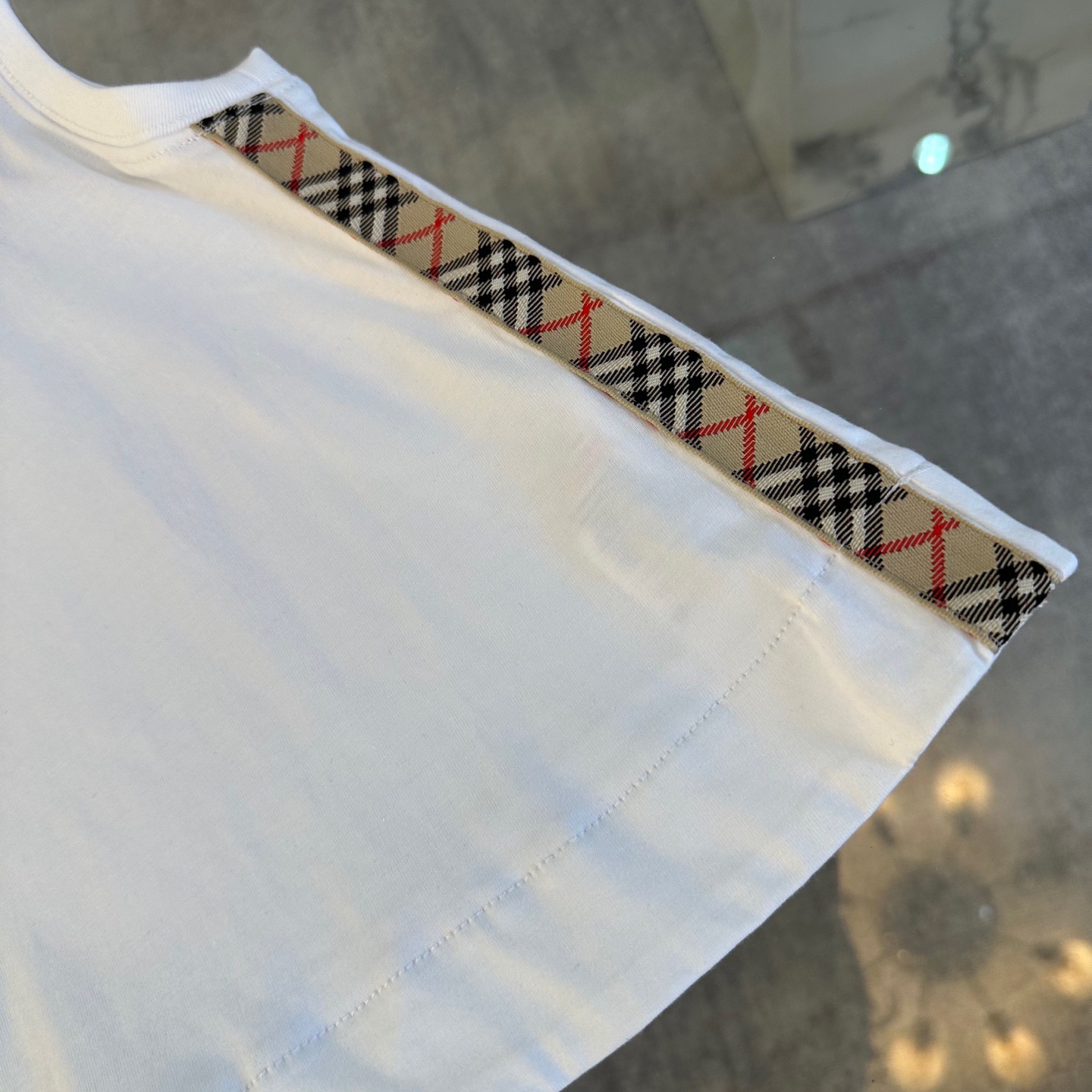 Burberry 巴宝莉,童装,女童套装,背心拼接条纹,阔腿裙裤,夏天冰凉清透,上身舒适又好看,码数 6