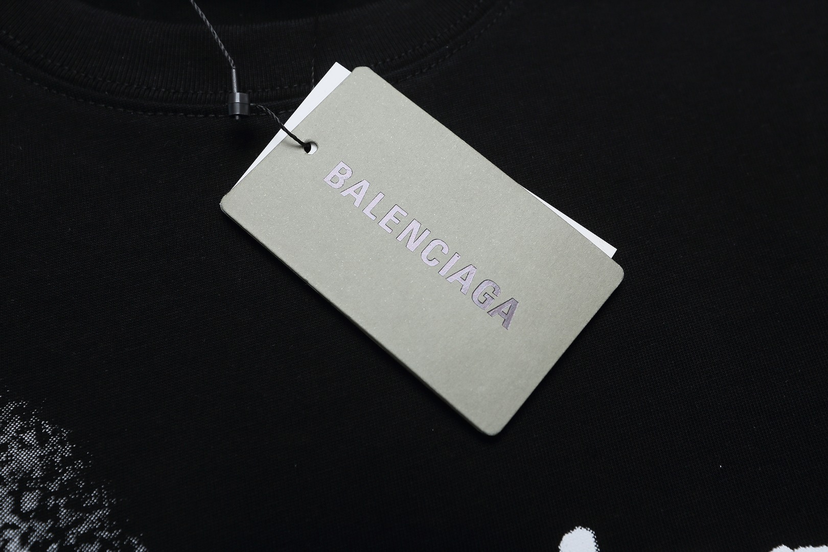 Balenciaga/巴黎世家 模糊Logo可乐印花短袖T恤