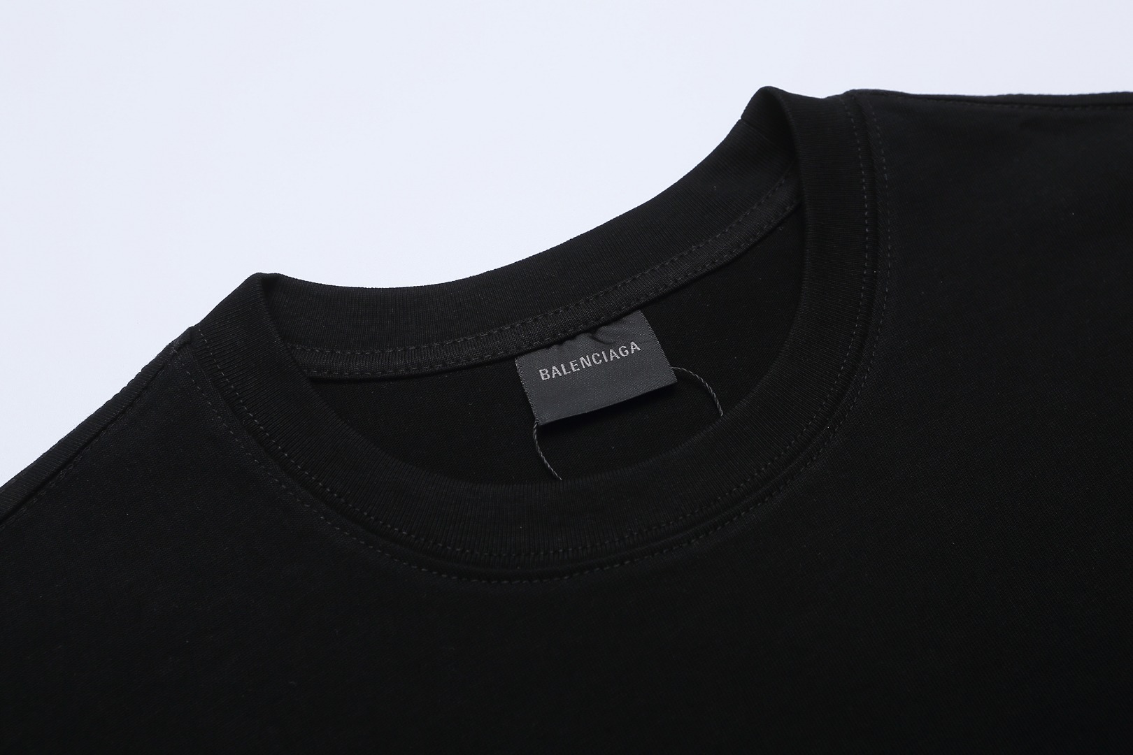 Balenciaga/巴黎世家 模糊Logo可乐印花短袖T恤