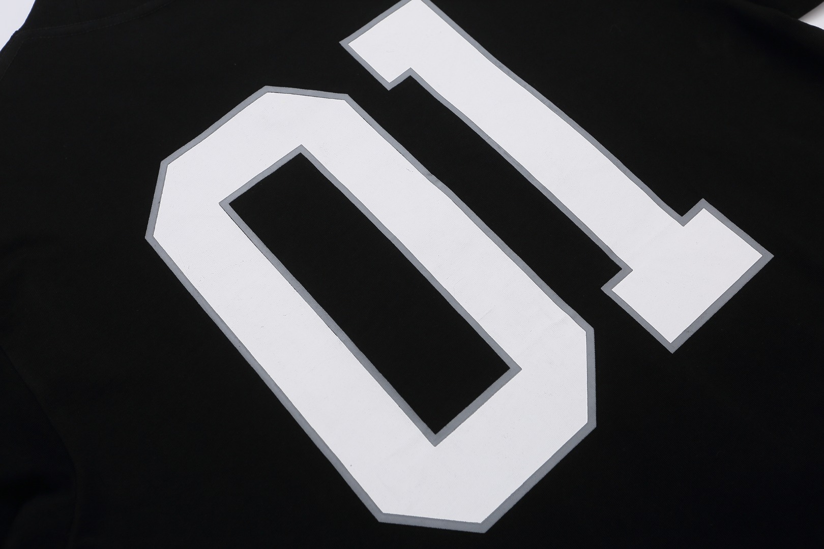 Balenciaga/巴黎世家 BASKETBALL系列01号球衣短袖T恤 黑色 白色