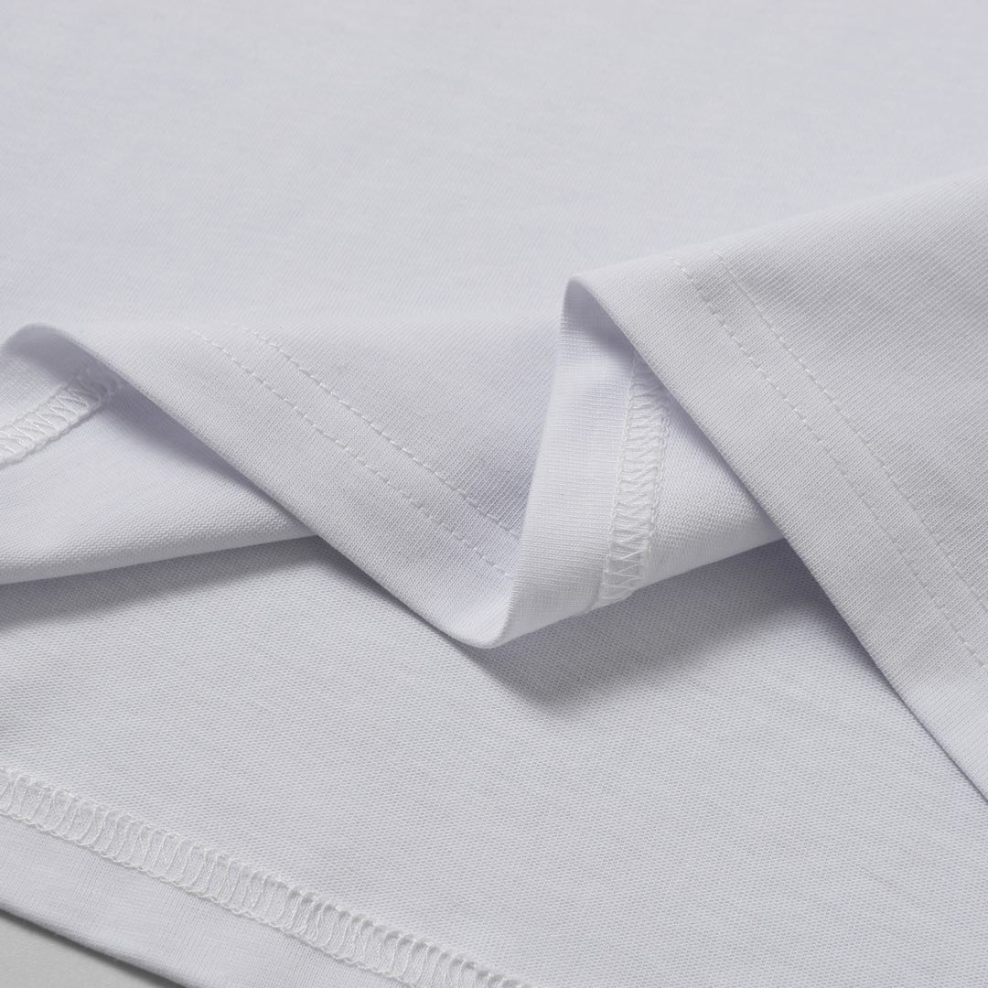 Louis Vuitton/路易威登 立体硅胶Logo短袖T恤 白色 黑色