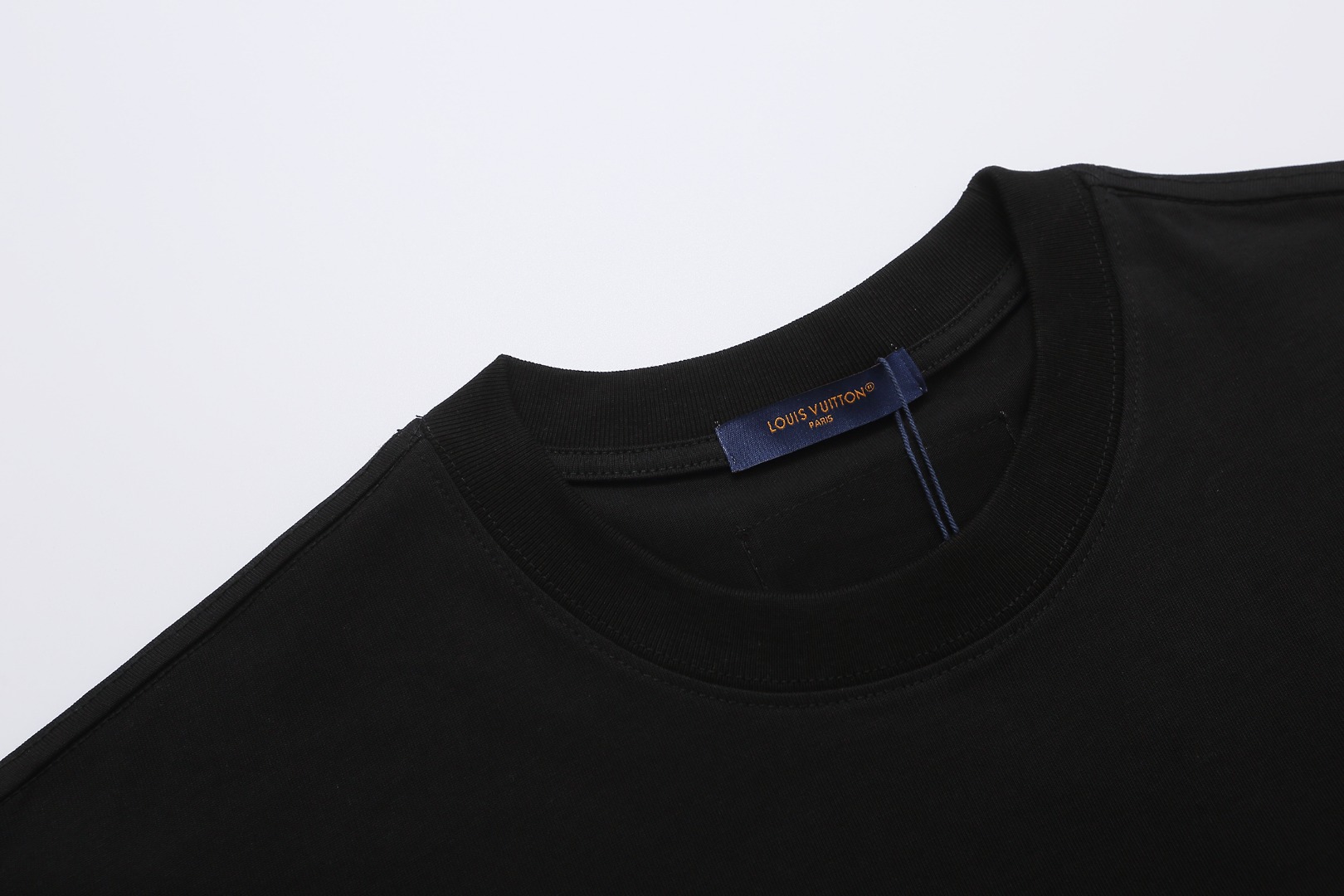 Louis Vuitton/路易威登 泼墨五彩涂鸦短袖T恤 黑色 白色