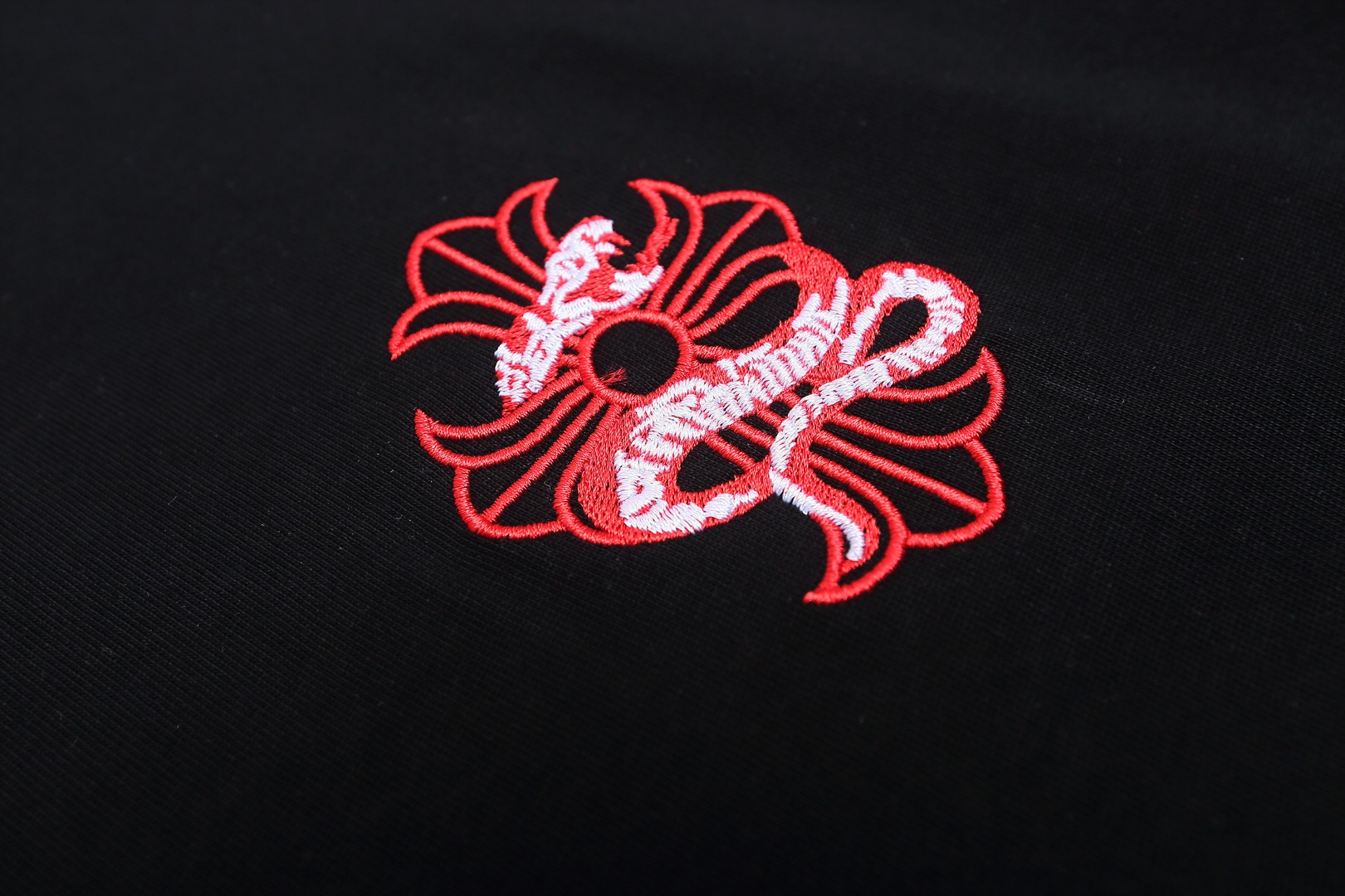 Chrome Hearts/克罗心 25ss 蛇年限定刺绣短袖T恤 黑色 白色