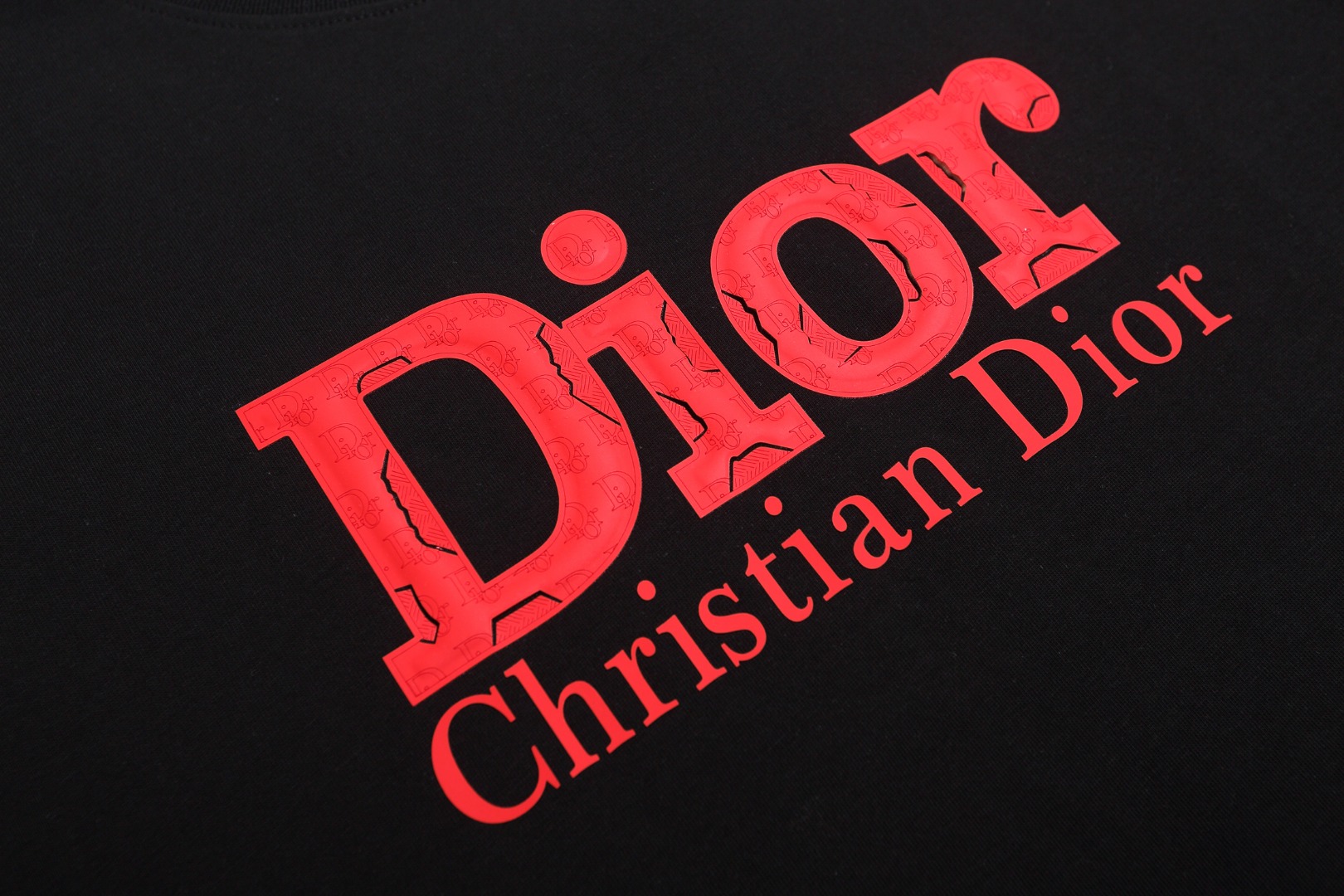 Dior/迪奥 硅胶字母爆裂短袖T恤