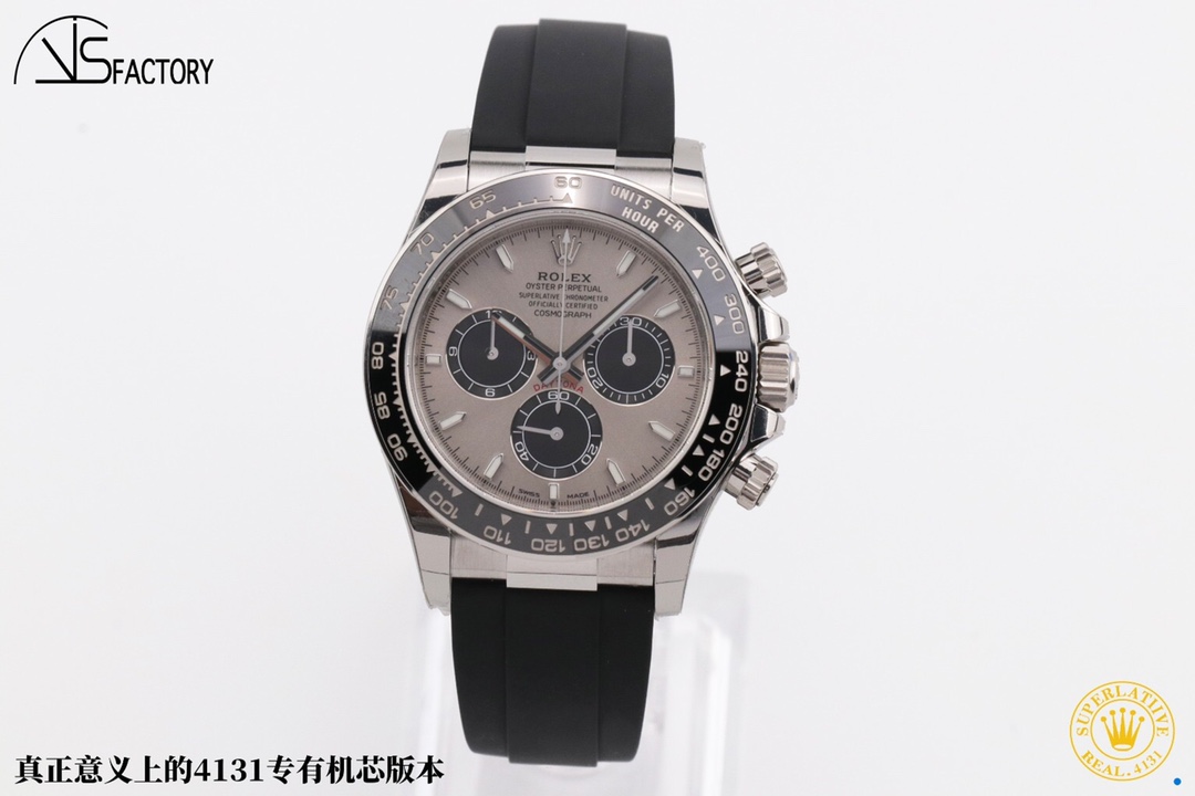 Rolex Daytona Watch Grey White